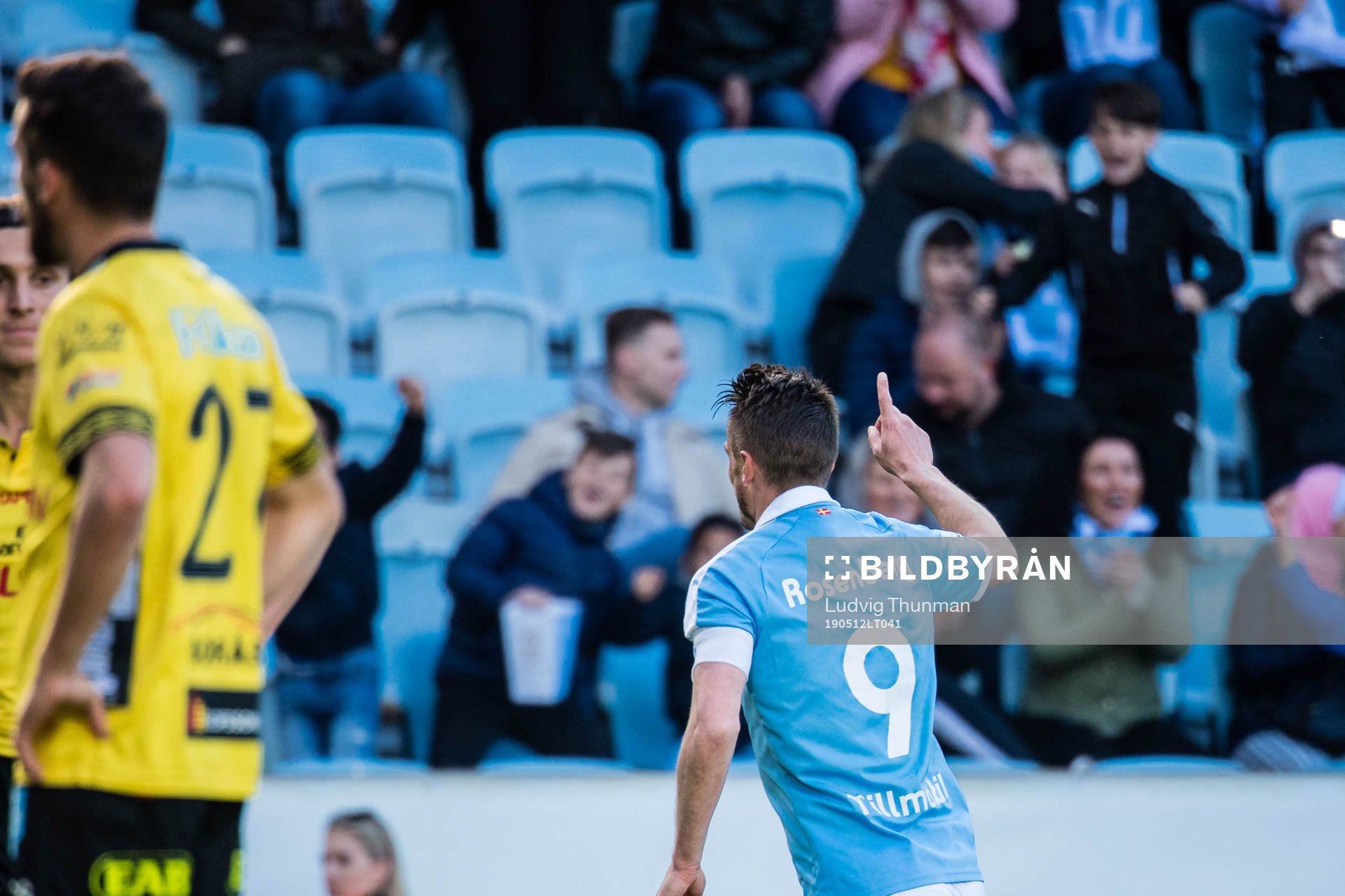 Malmö FFs Markus Rosenberg jublar