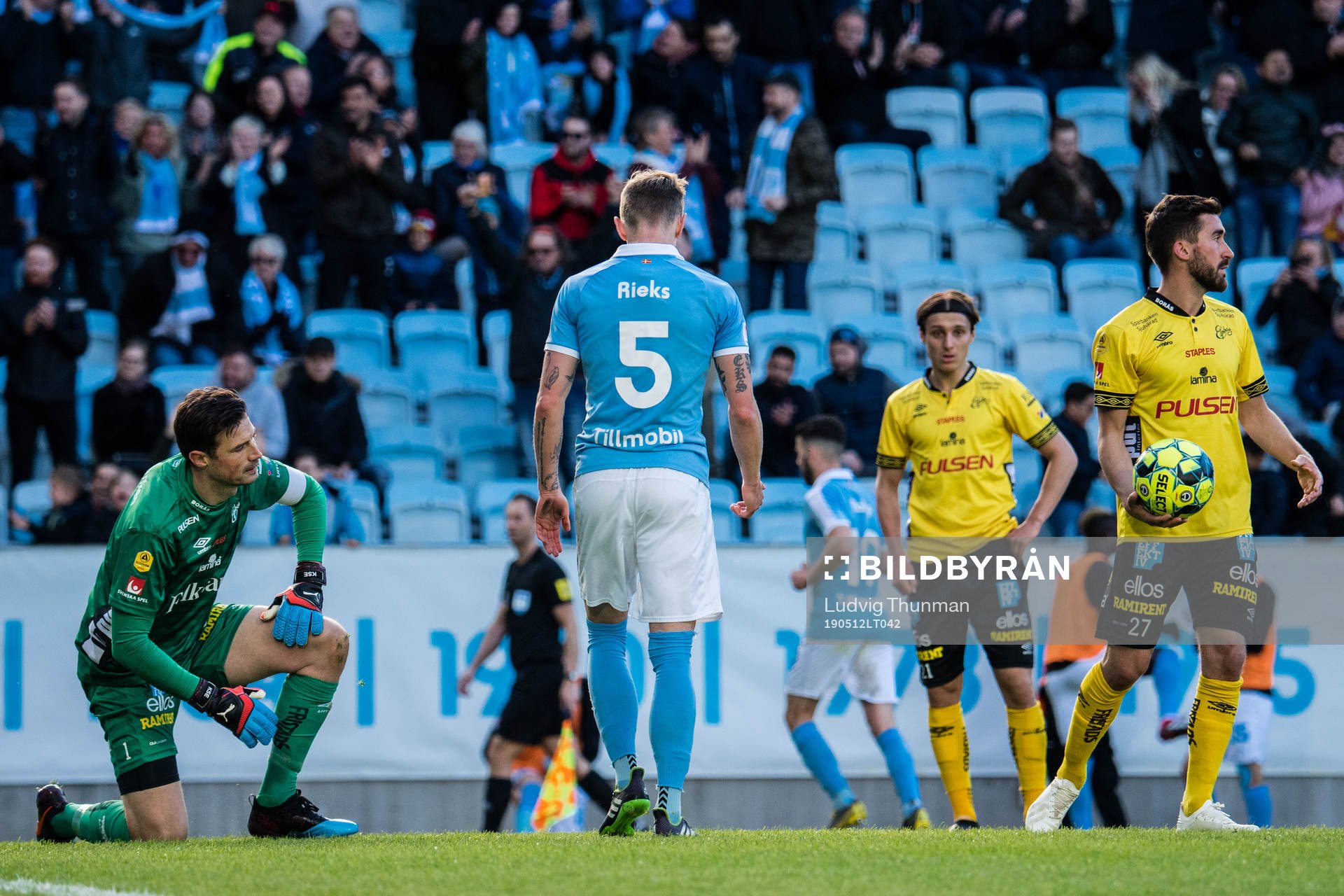 Elfsborgs målvakt Kevin Stuhr Ellegaard och Frederik Holst