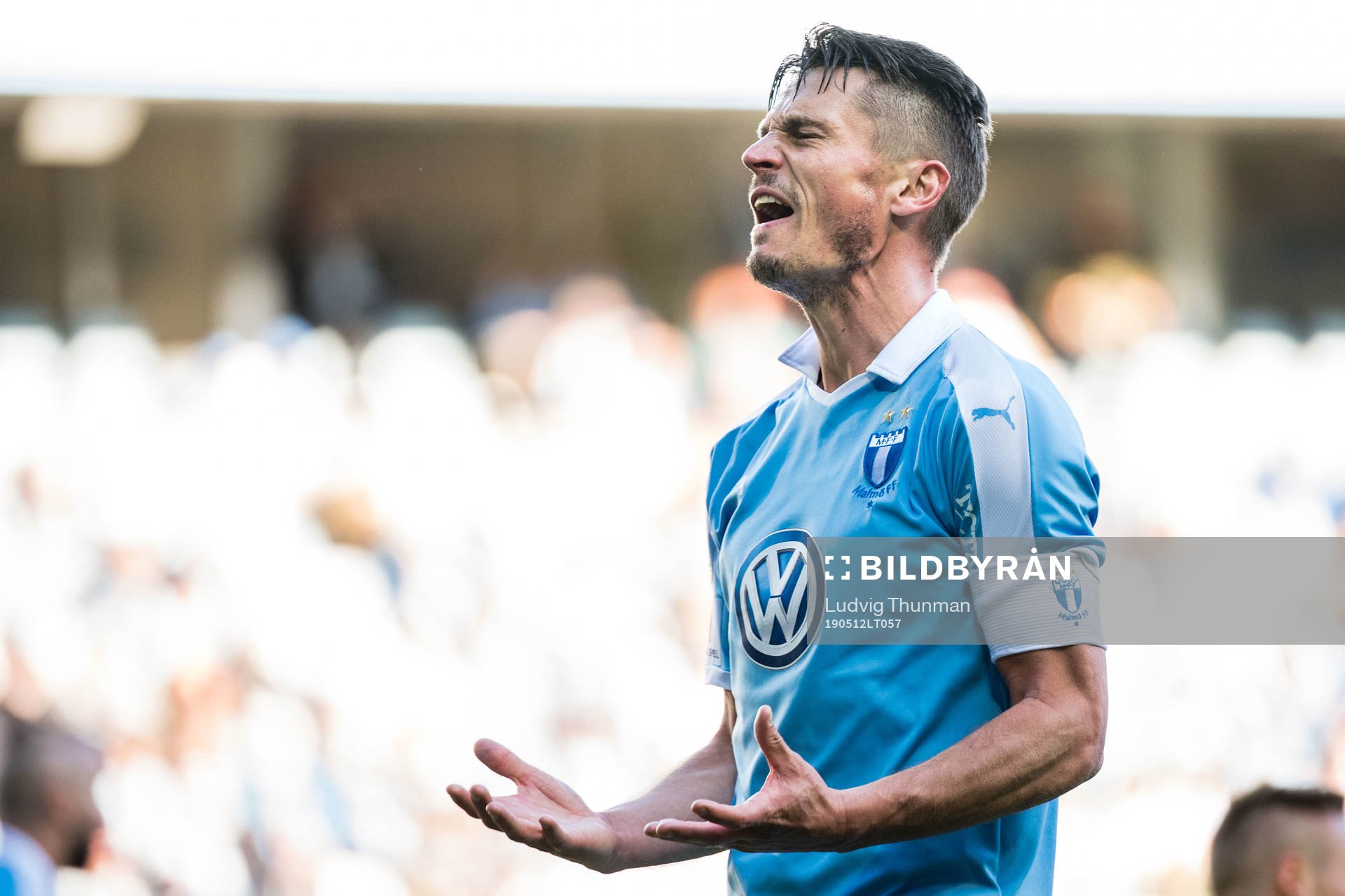 Malmö FFs Markus Rosenberg deppar