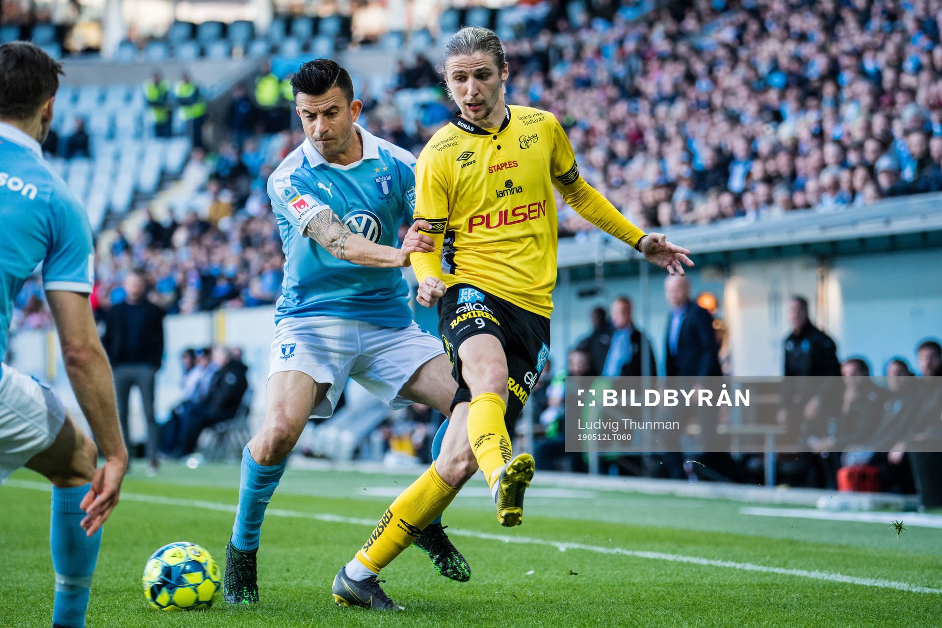 Malmö FFs Behrang Safari och Elfsborgs Pawel Cibicki