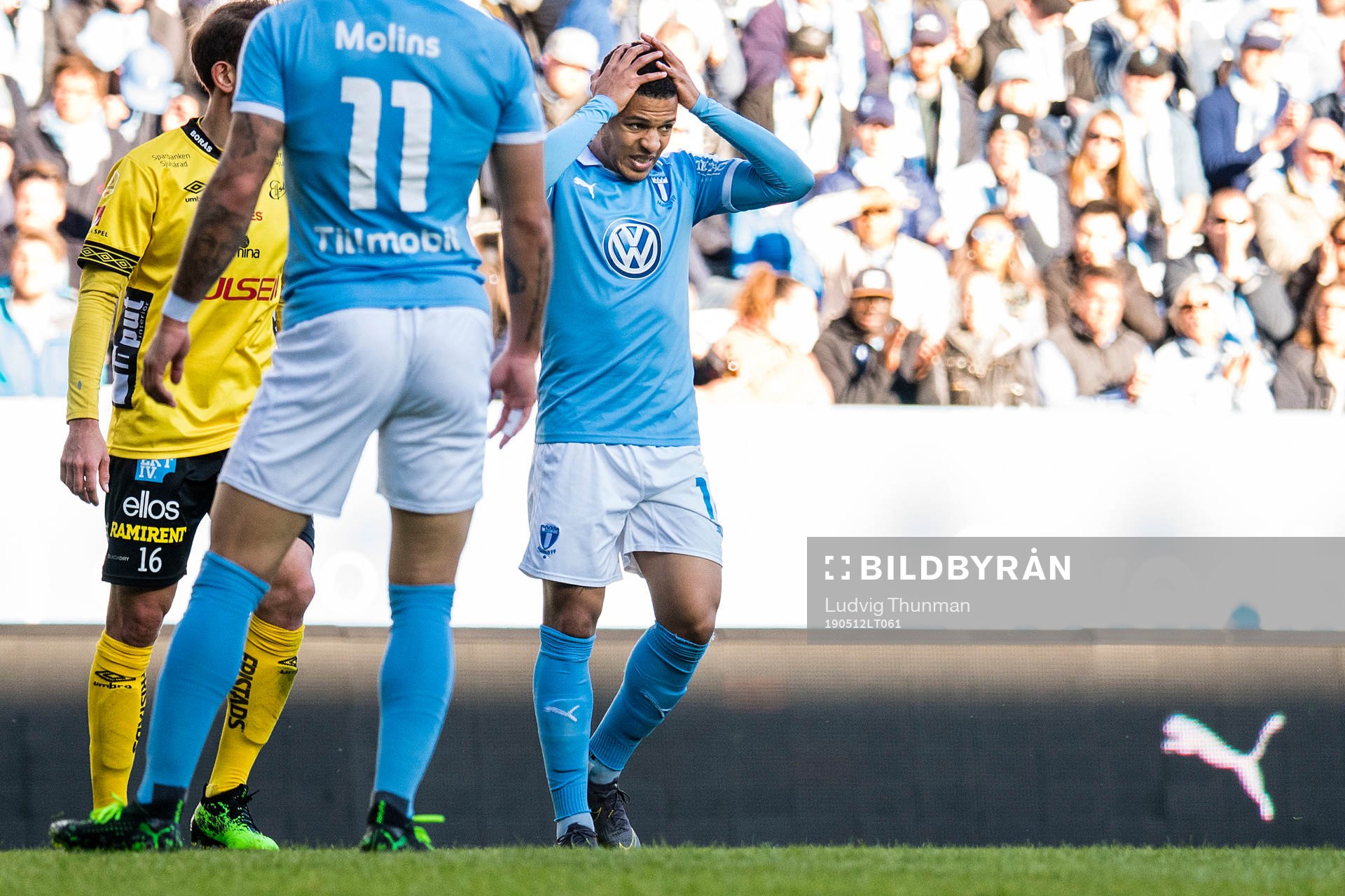 Malmö FFs Romain Gall deppar