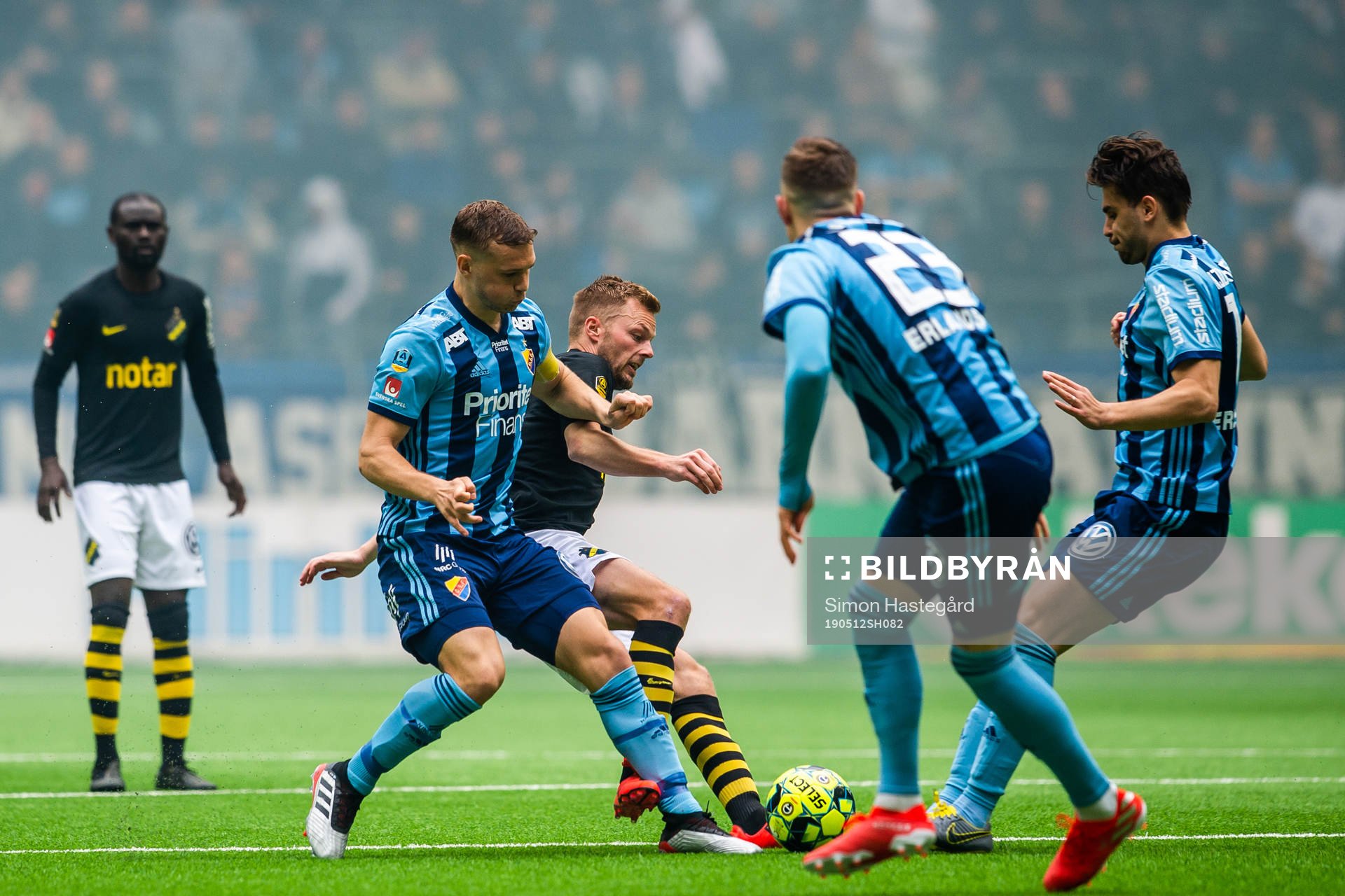 Djurgårdens Jesper Karlström , Fredrik Ulvestad och