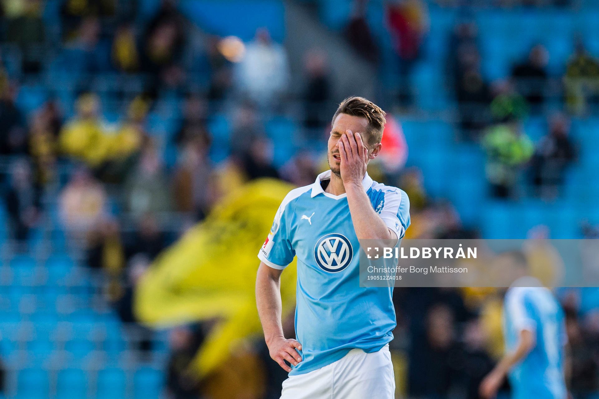Malmö FFs Markus Rosenberg deppar