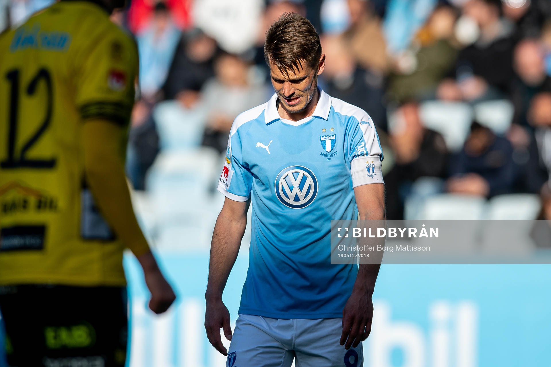 Malmö FFs Markus Rosenberg deppar