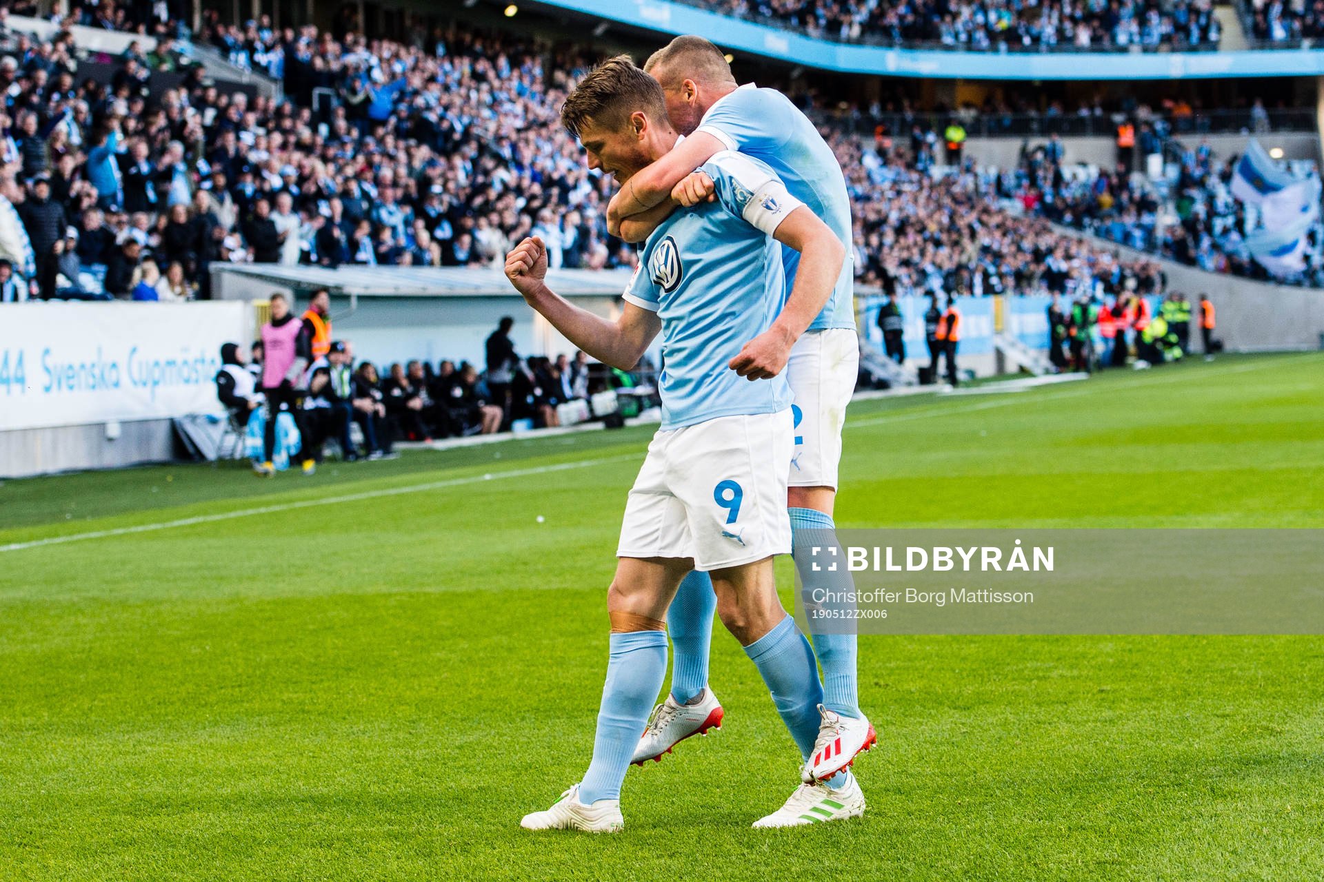 Malmö FFs Markus Rosenberg jublar