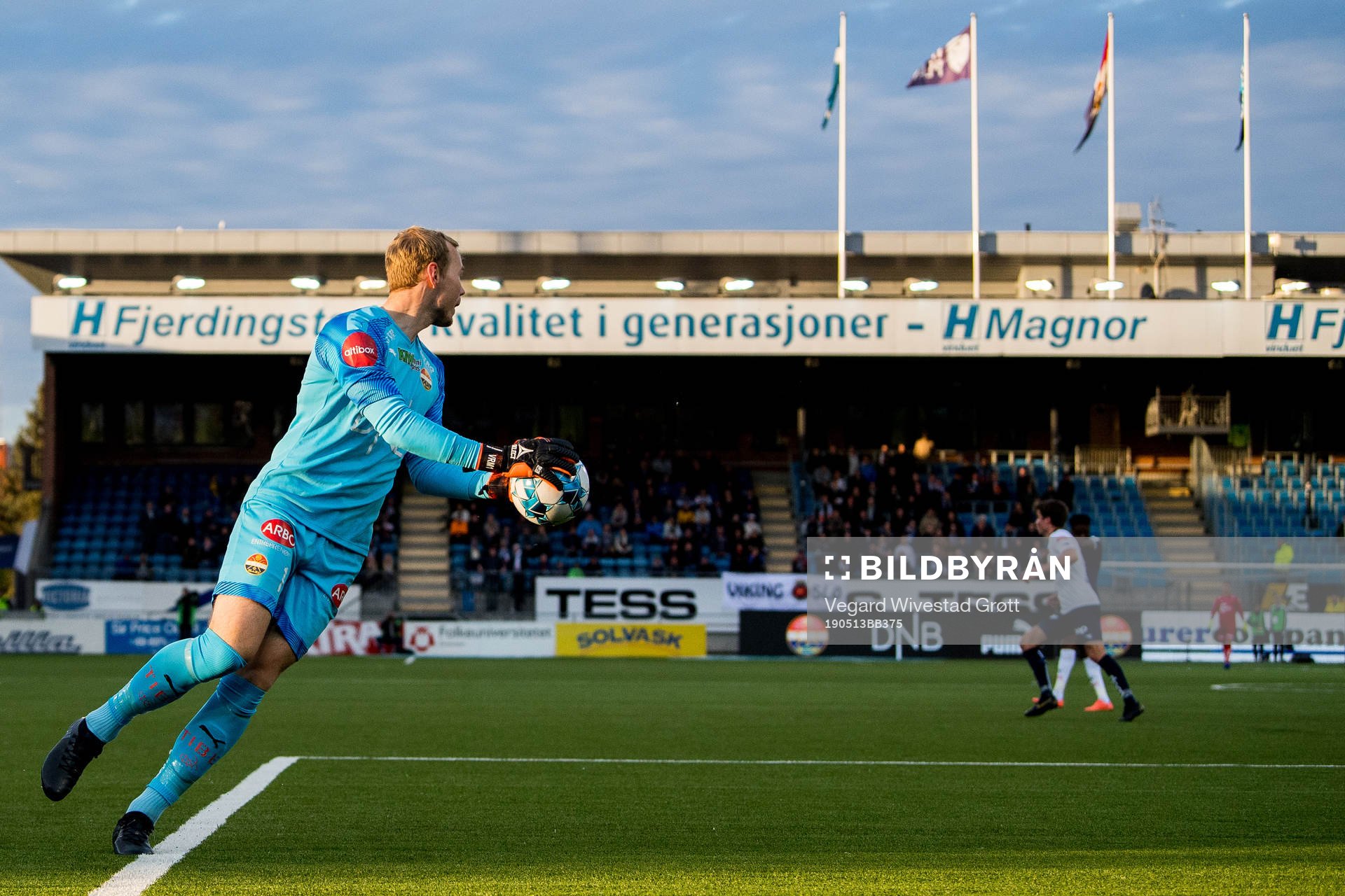 Goalkeeper Viljar Myhra of Strømsgodset