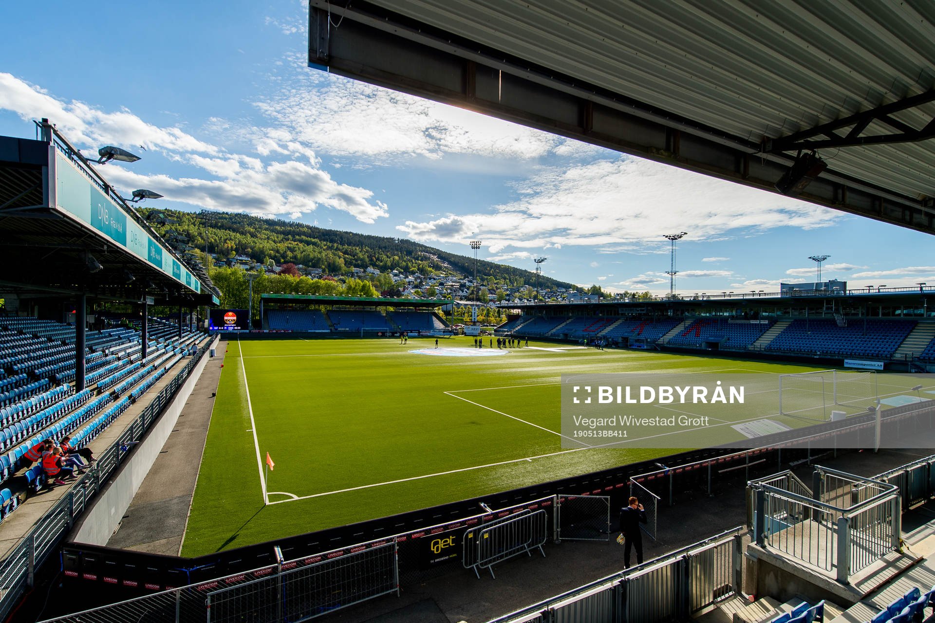 General view of Marienlyst stadion