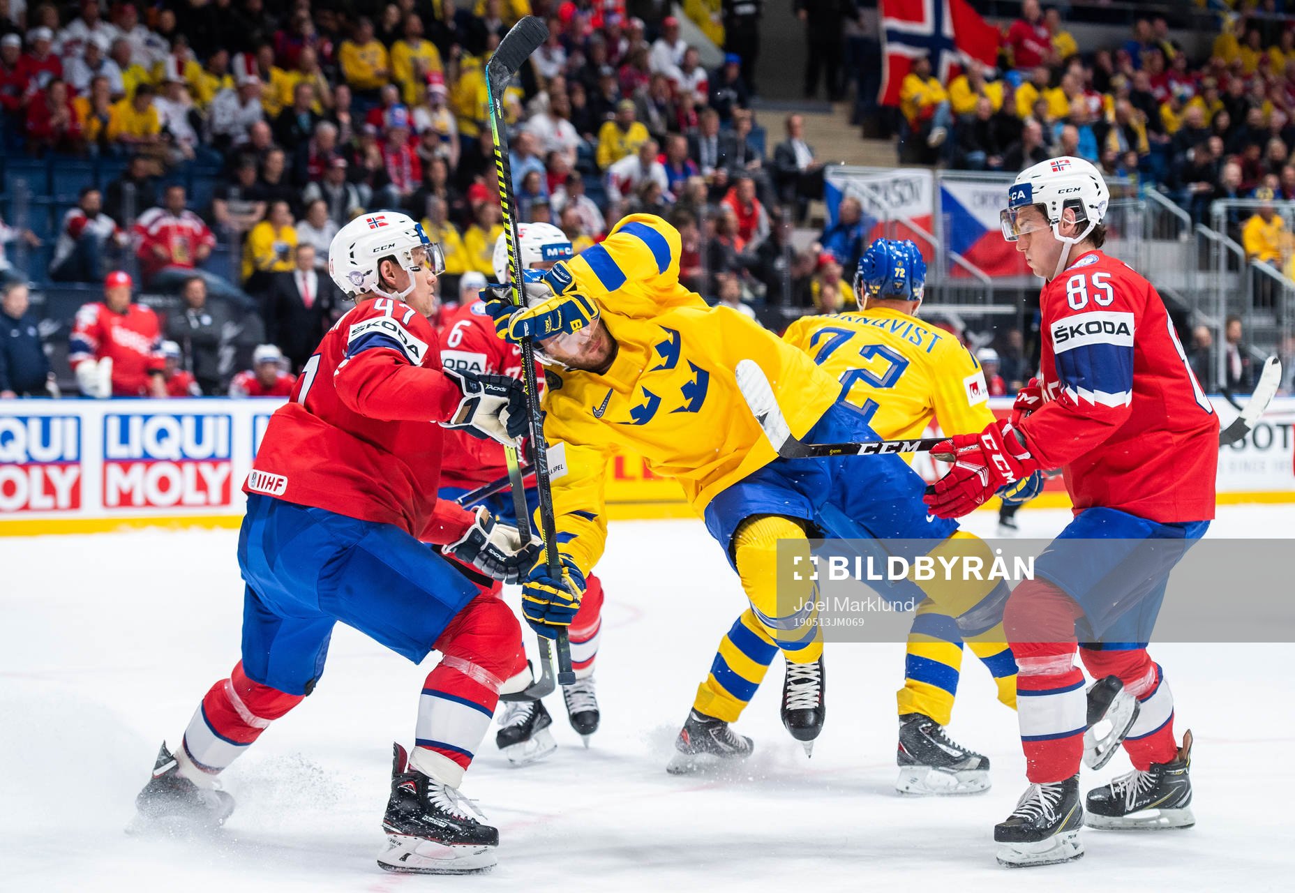 Alexander Bonsaksen and Michael Haga of Norway against