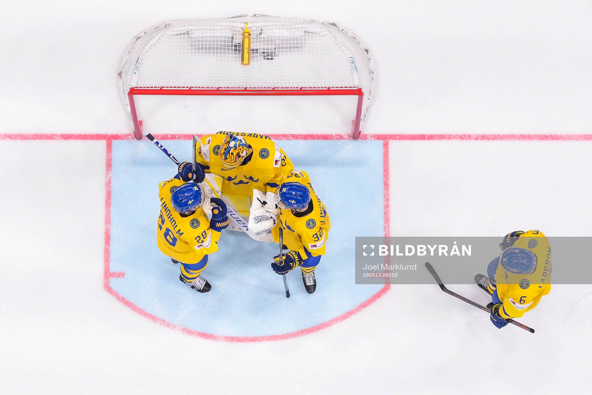 Goaltender Jacob Markström , Elias Lindholm ,Oskar