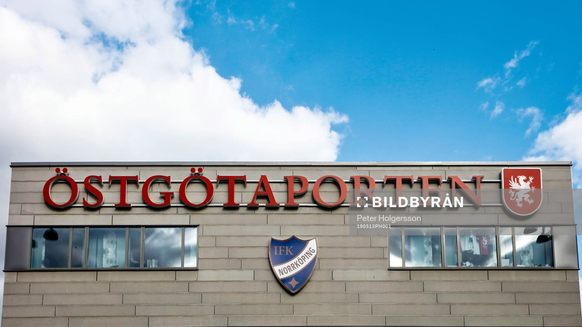 Östgötaporten förre fotbollsmatchen i Allsvenskan mellan