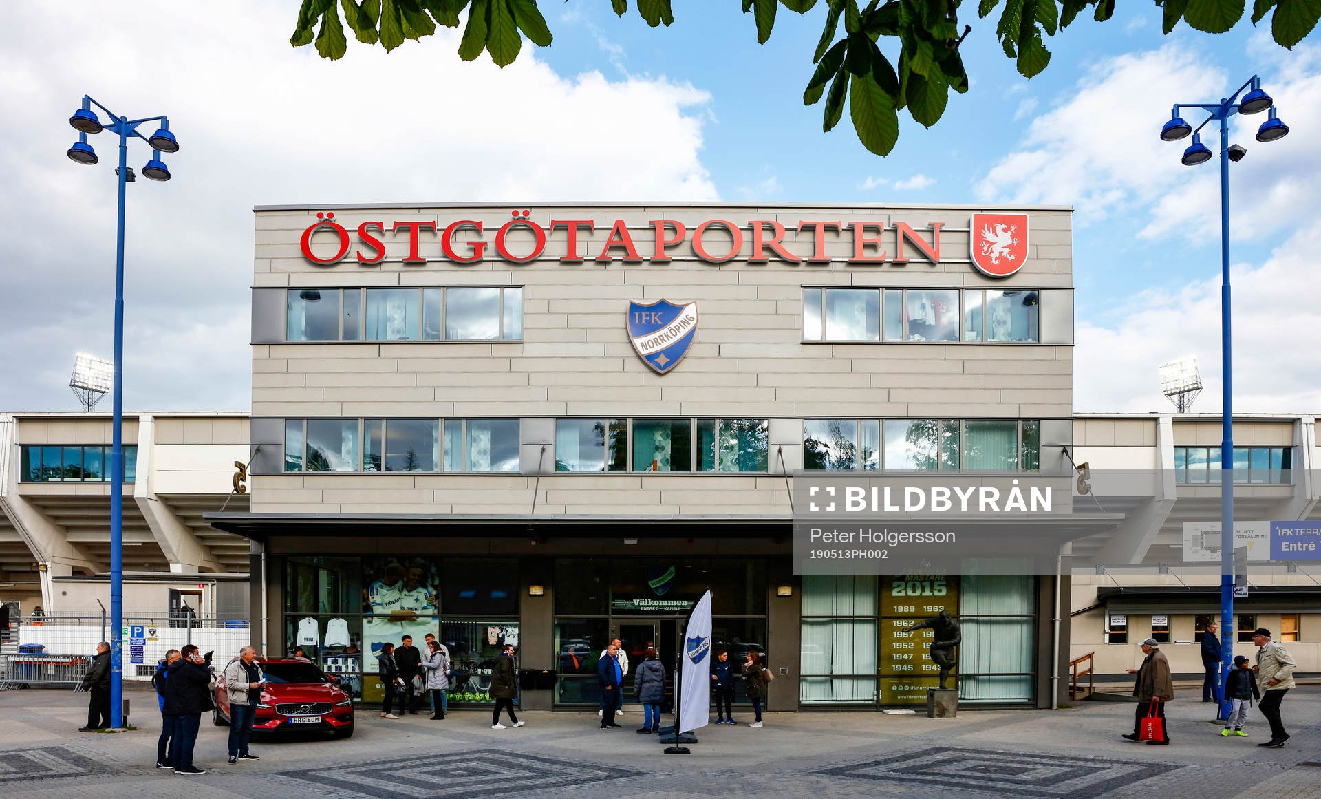 Östgötaporten förre fotbollsmatchen i Allsvenskan mellan
