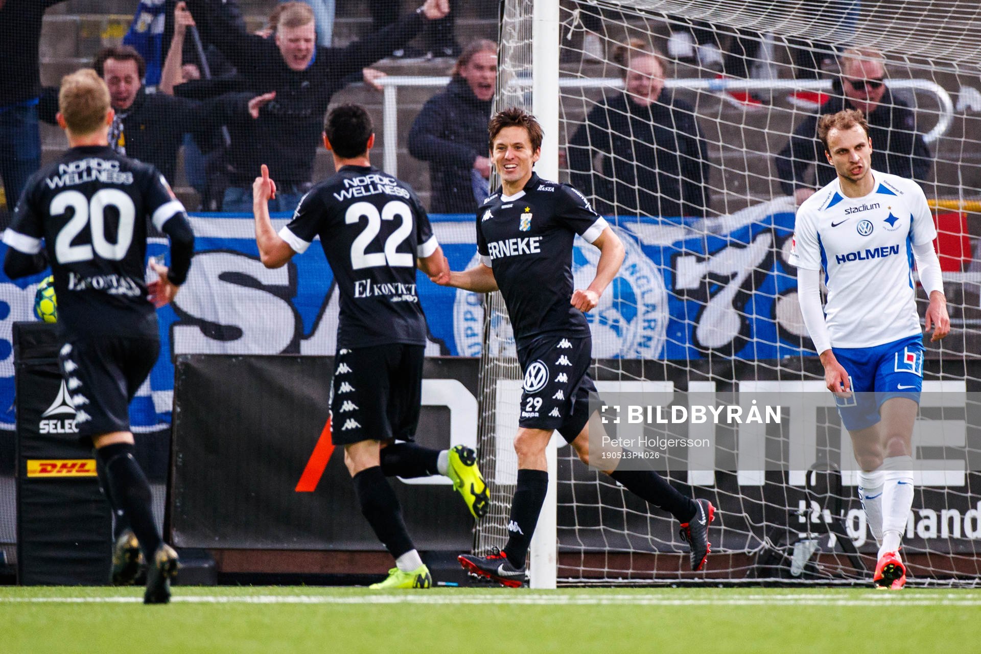 IFK Göteborgs Victor Wernersson , Giorgi Kharaishvili och