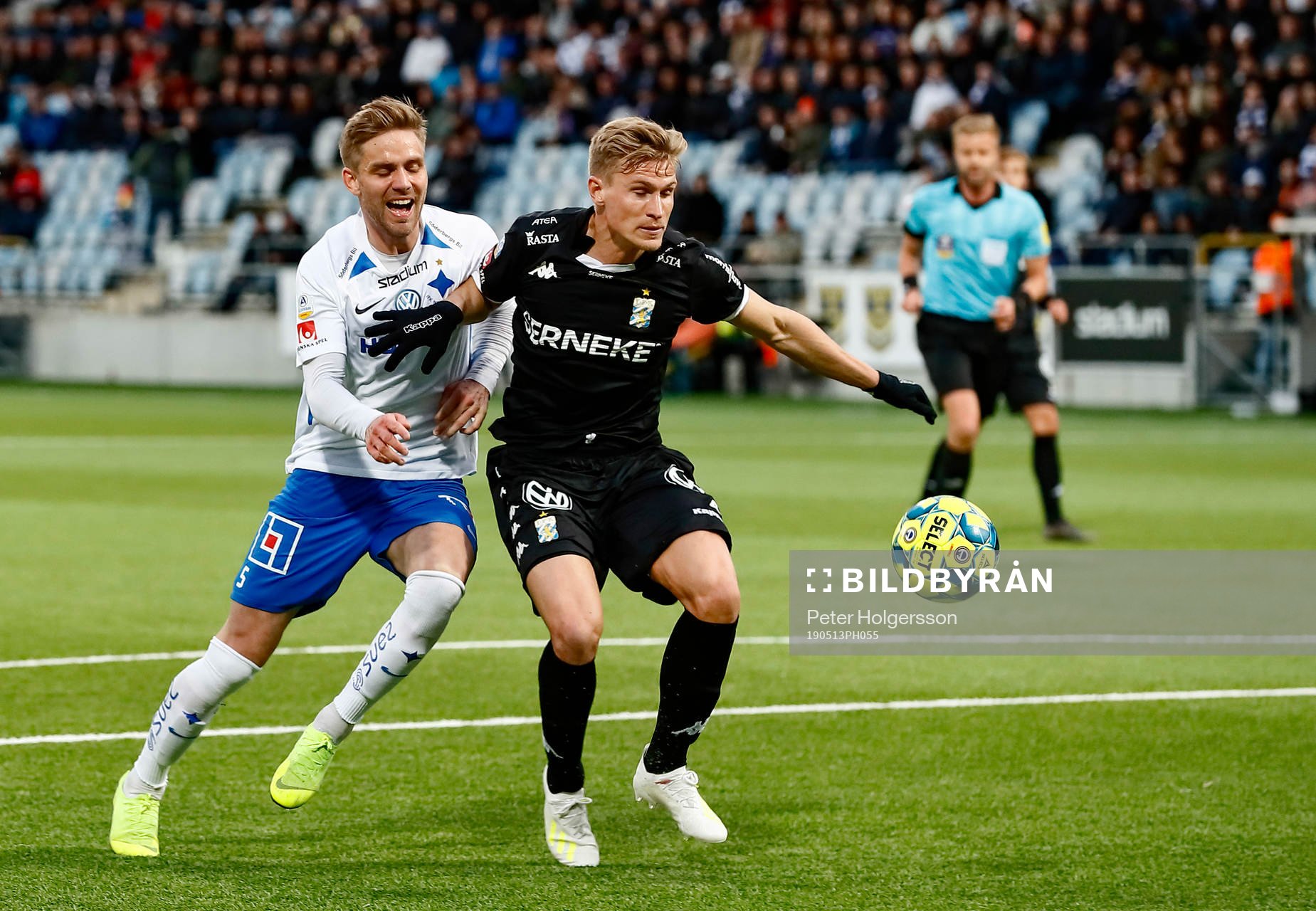 IFK Norrköpings Christoffer Nyman och IFK Göteborgs Carl
