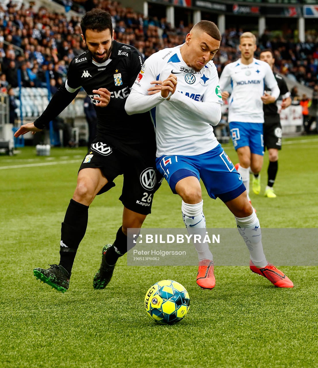 IFK Göteborgs André Calisir och IFK Norrköpings Jordan