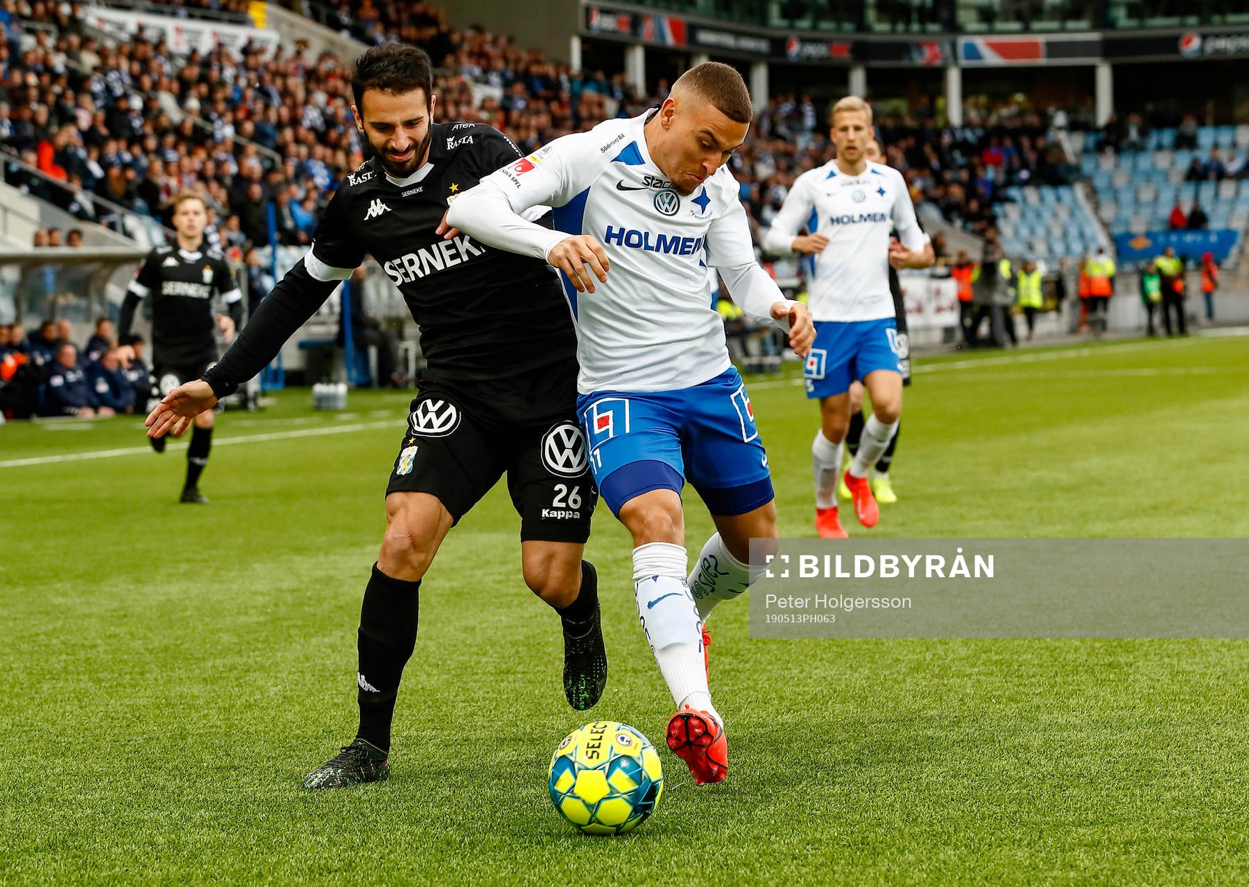 IFK Göteborgs André Calisir och IFK Norrköpings Jordan
