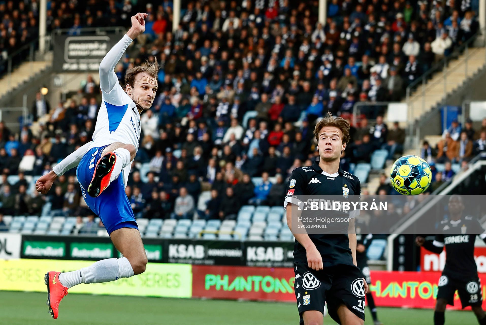 Mål 1-1 av IFK Norrköpings Lars Krogh Gerson förbi IFK