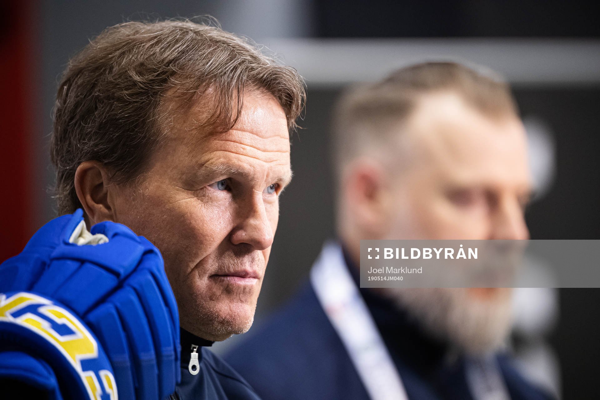 Assistant coach Johan Garpenlöv and head coach Rikard