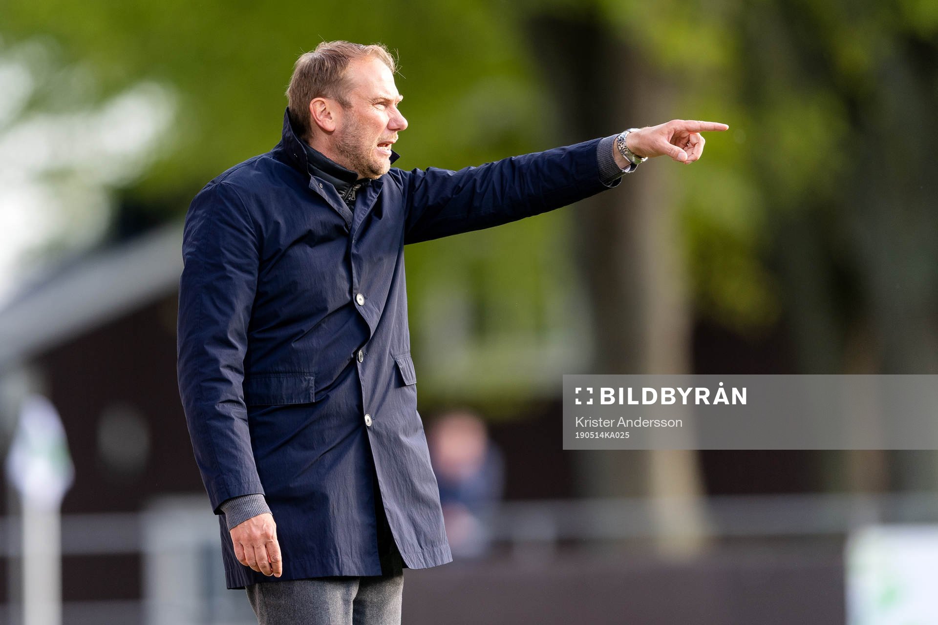 Halmstads tränare Magnus Haglund