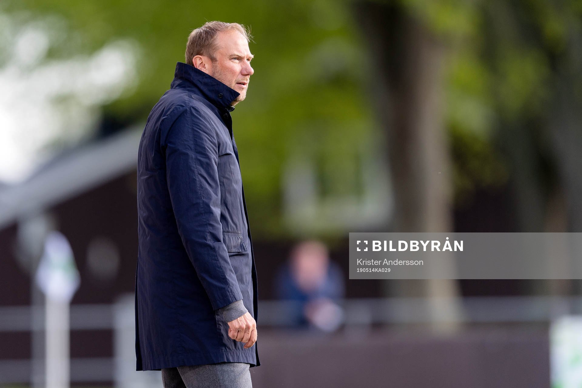 Halmstads tränare Magnus Haglund