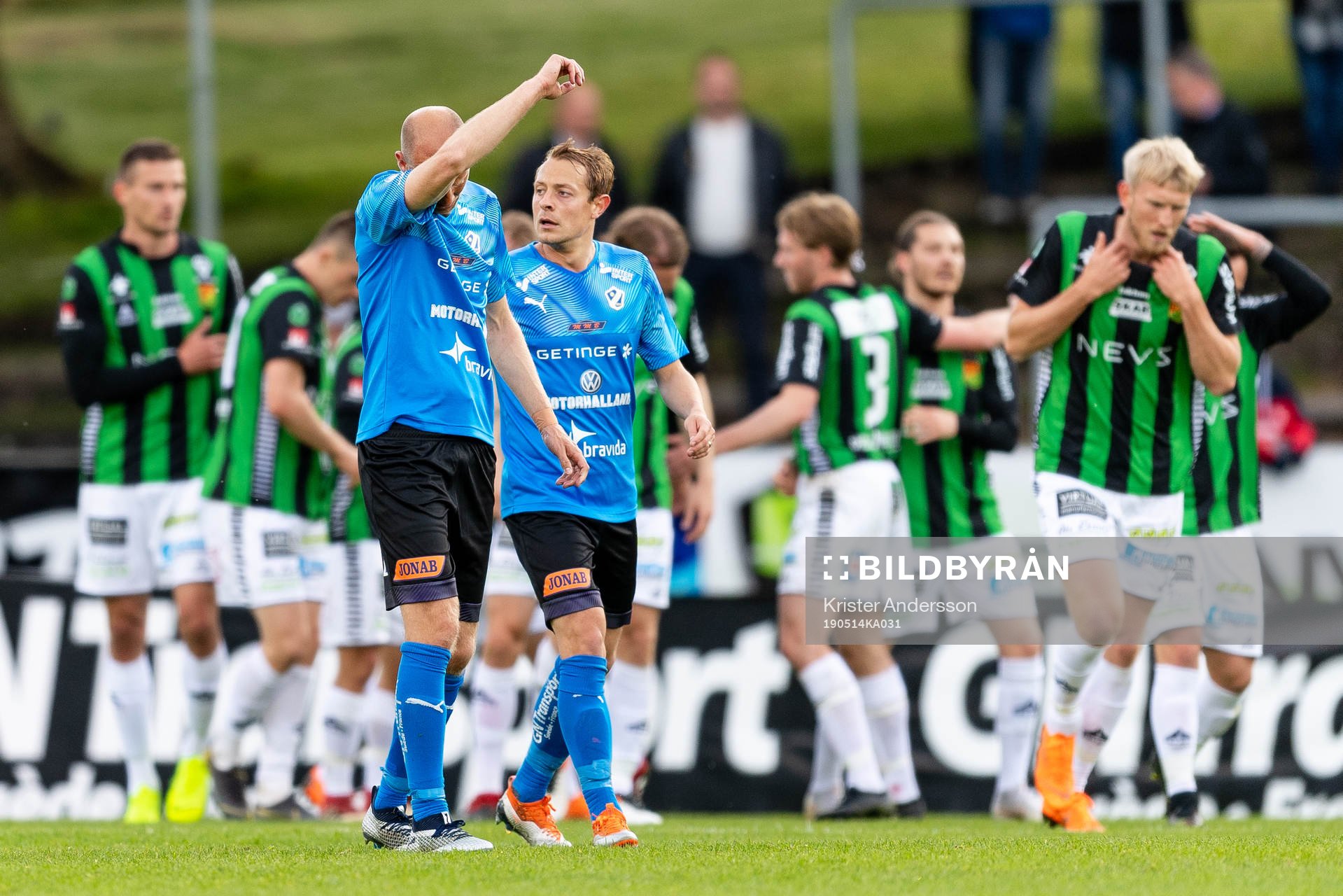 Halmstads Andreas Johansson och Joel Allansson deppar