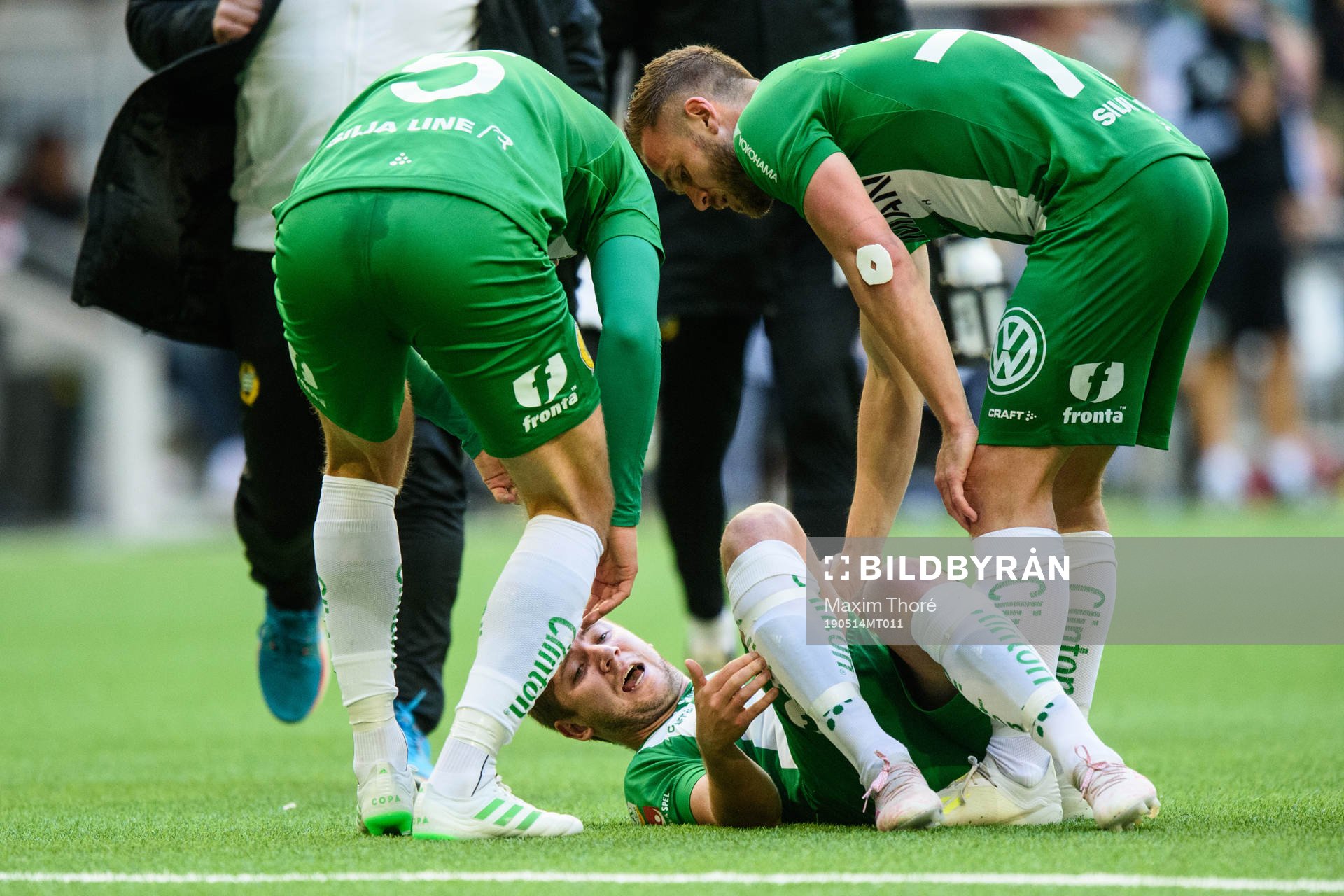 Hammarbys Darijan Bojanic har ont