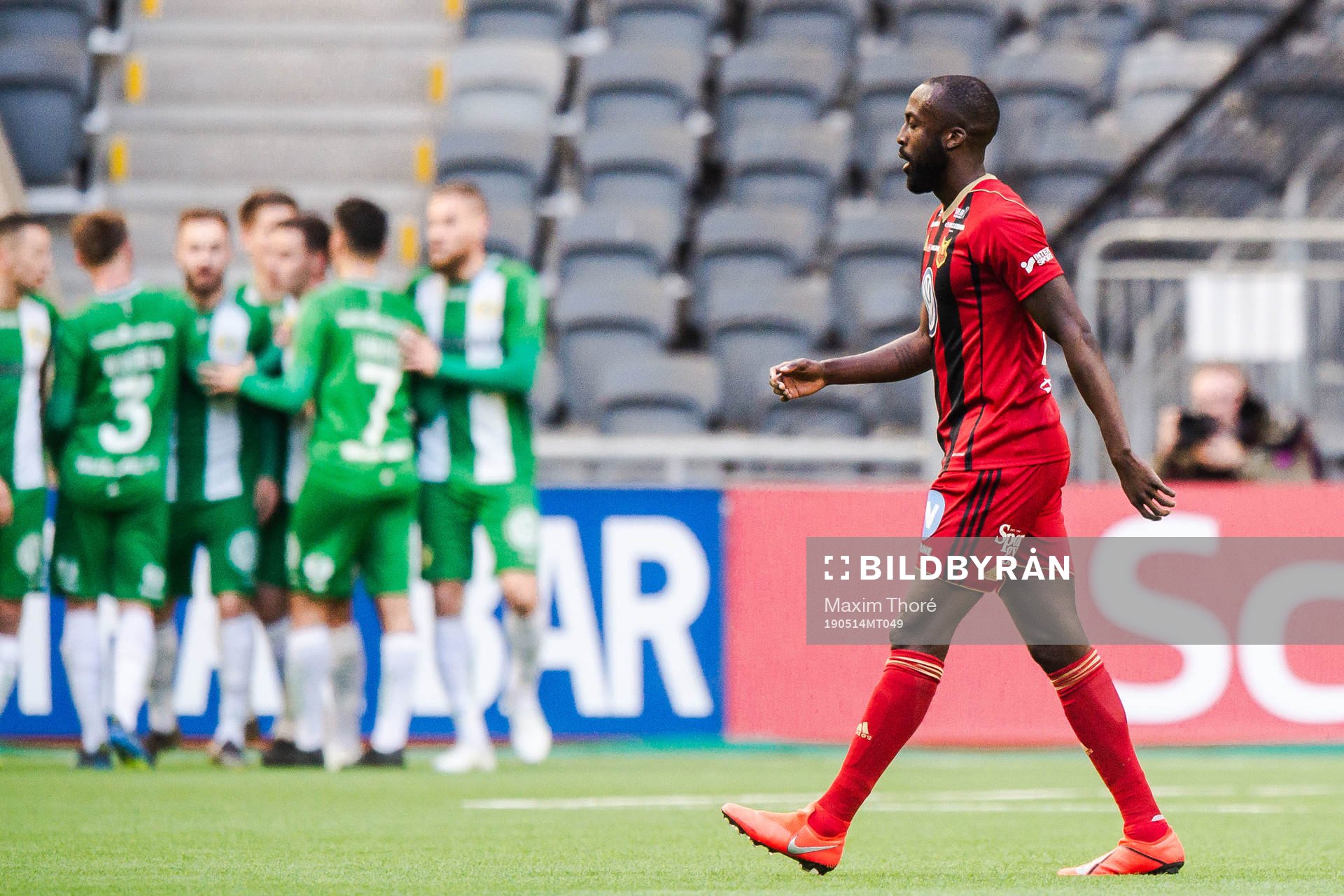 Östersunds Ronald Mukiibi deppar