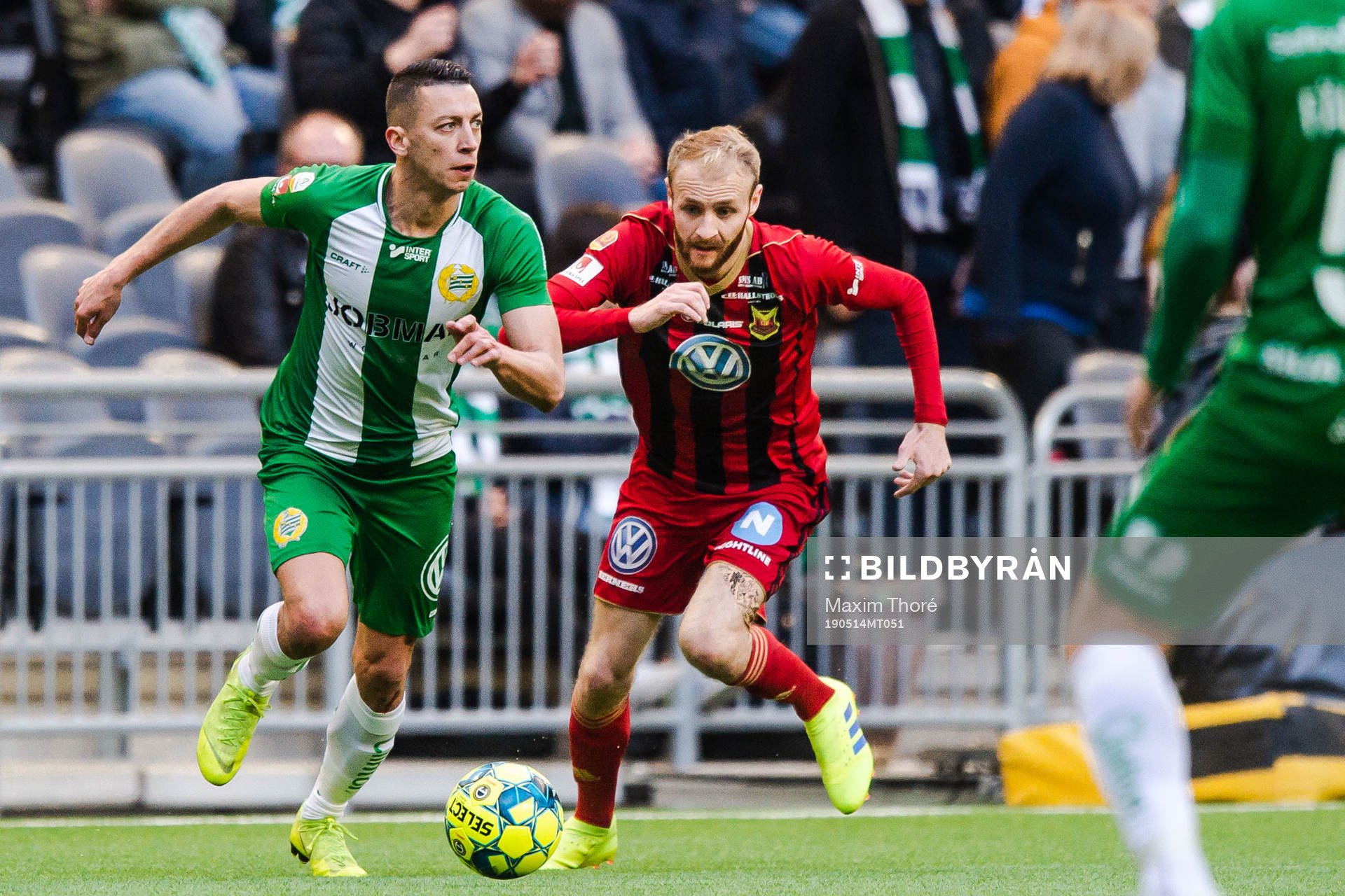 Hammarbys Nikola Djurdjic och Östersunds Curtis Edwards