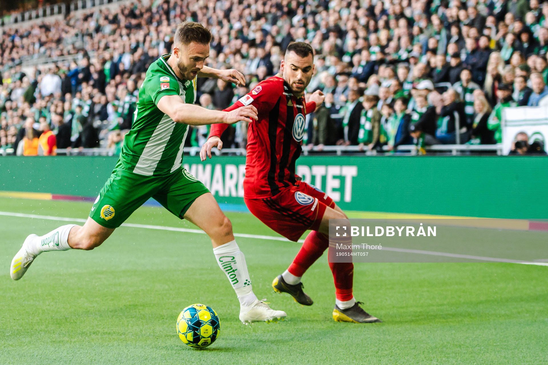 Hammarbys Mats Solheim och Östersunds Dino Islamovic