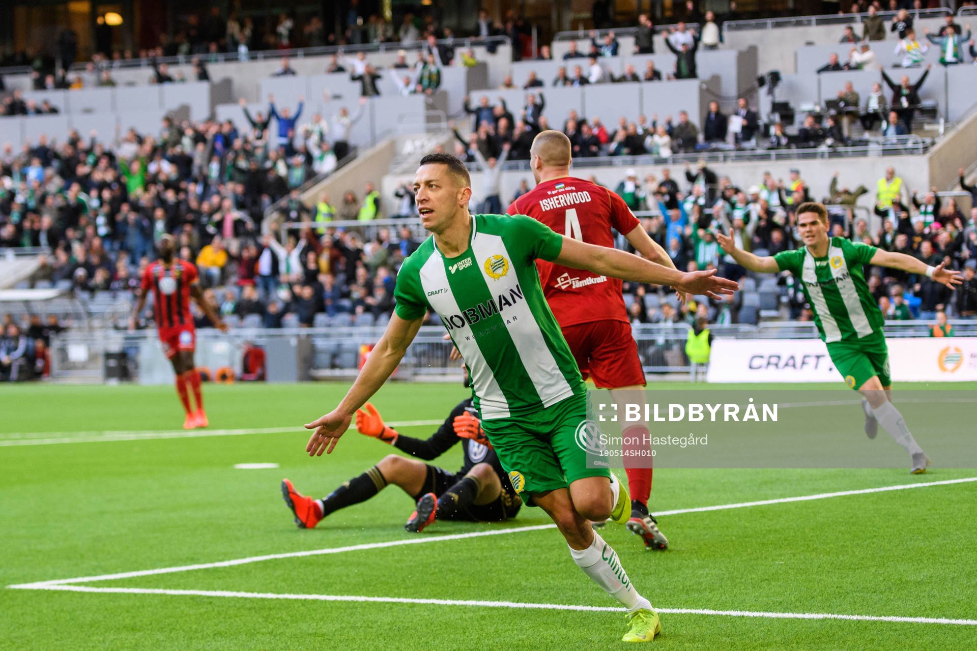 Hammarbys Nikola Djurdjic jublar