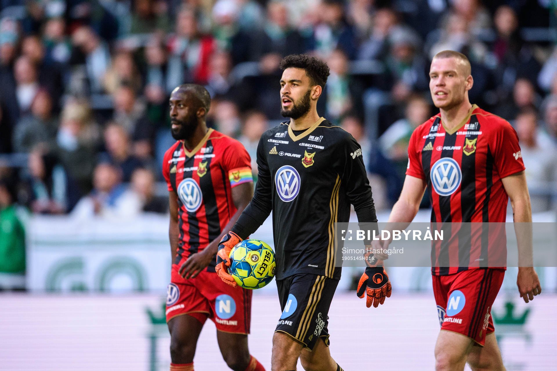 Östersunds målvakt Sixten Mohlin deppar