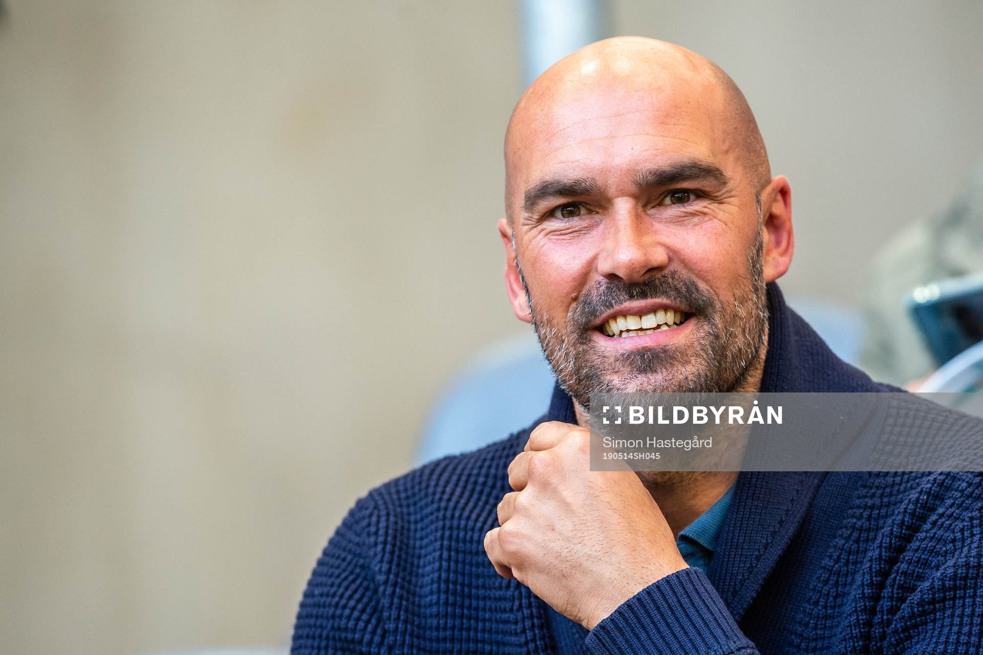 Daniel Majstorovic på läktaren