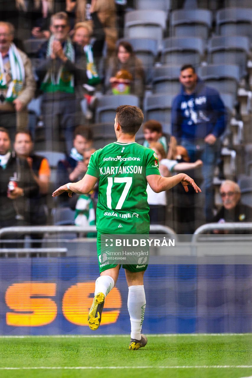 Hammarbys Vidar Örn Kjartansson jublar