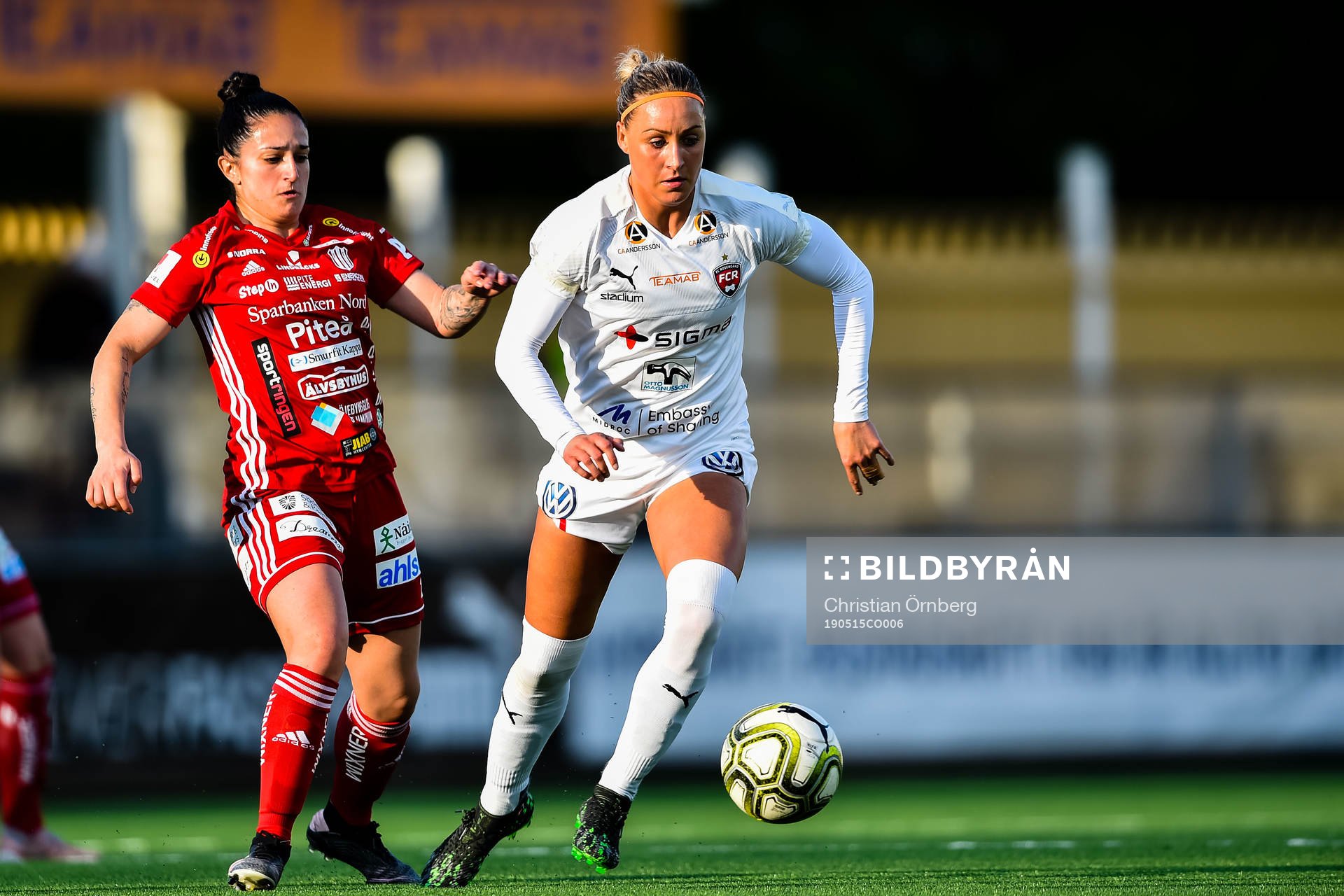 Piteås Fernanda Da Silva och Rosengårds Sanne Troelsgaard