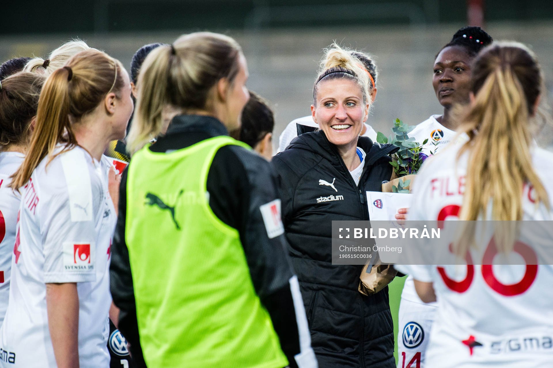Rosengårds Anja Mittag tackas av