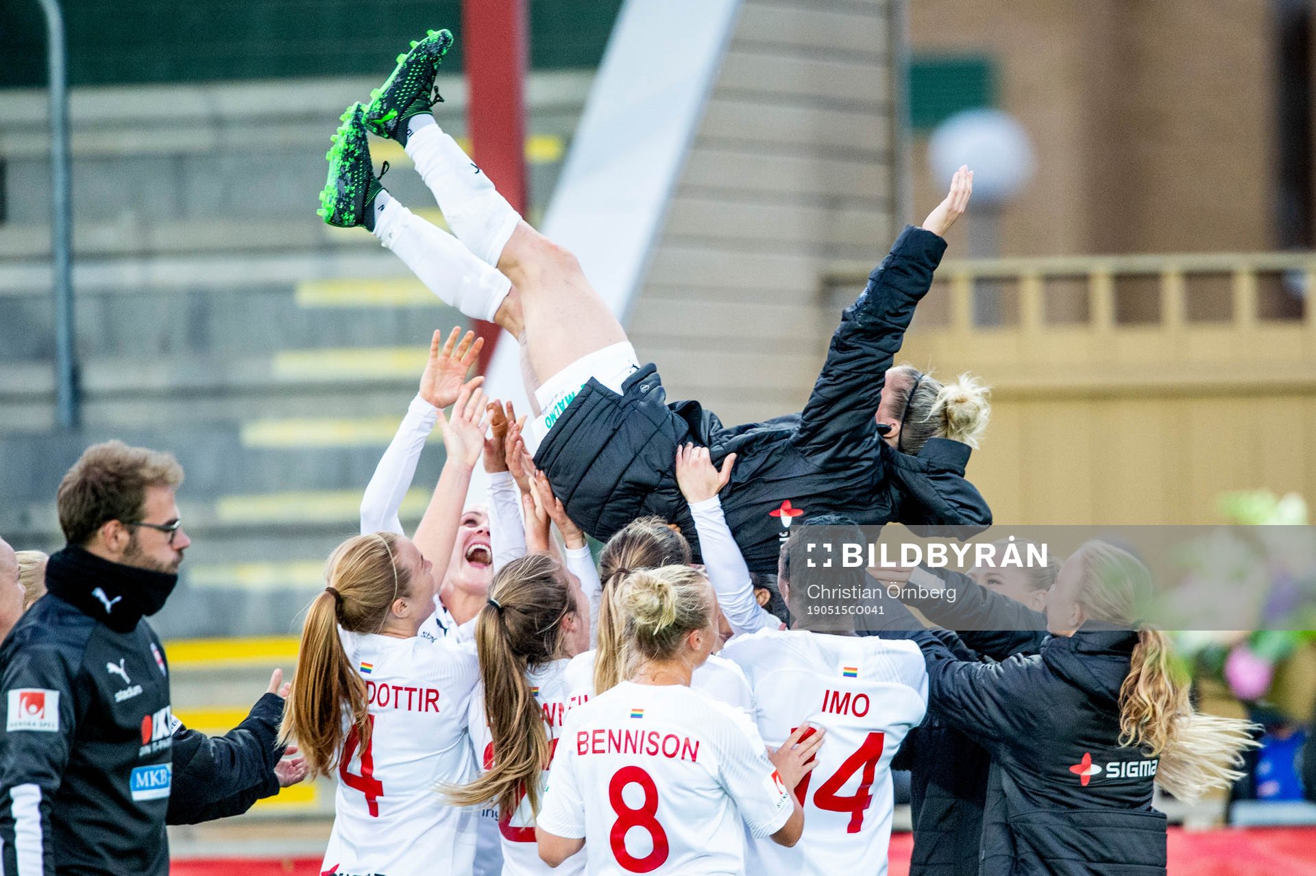 Rosengårds Anja Mittag tackas av