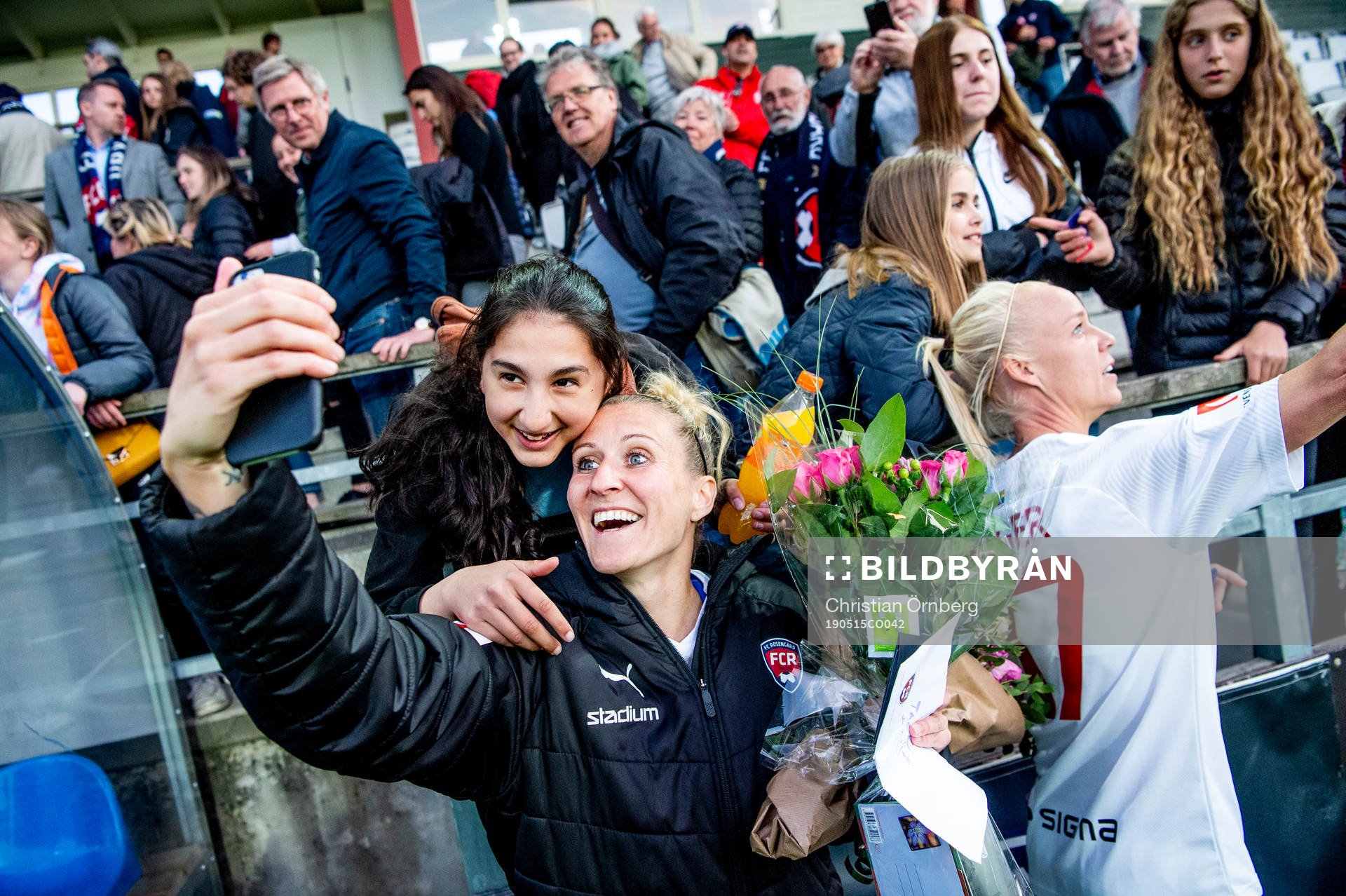 Rosengårds Anja Mittag tackas av