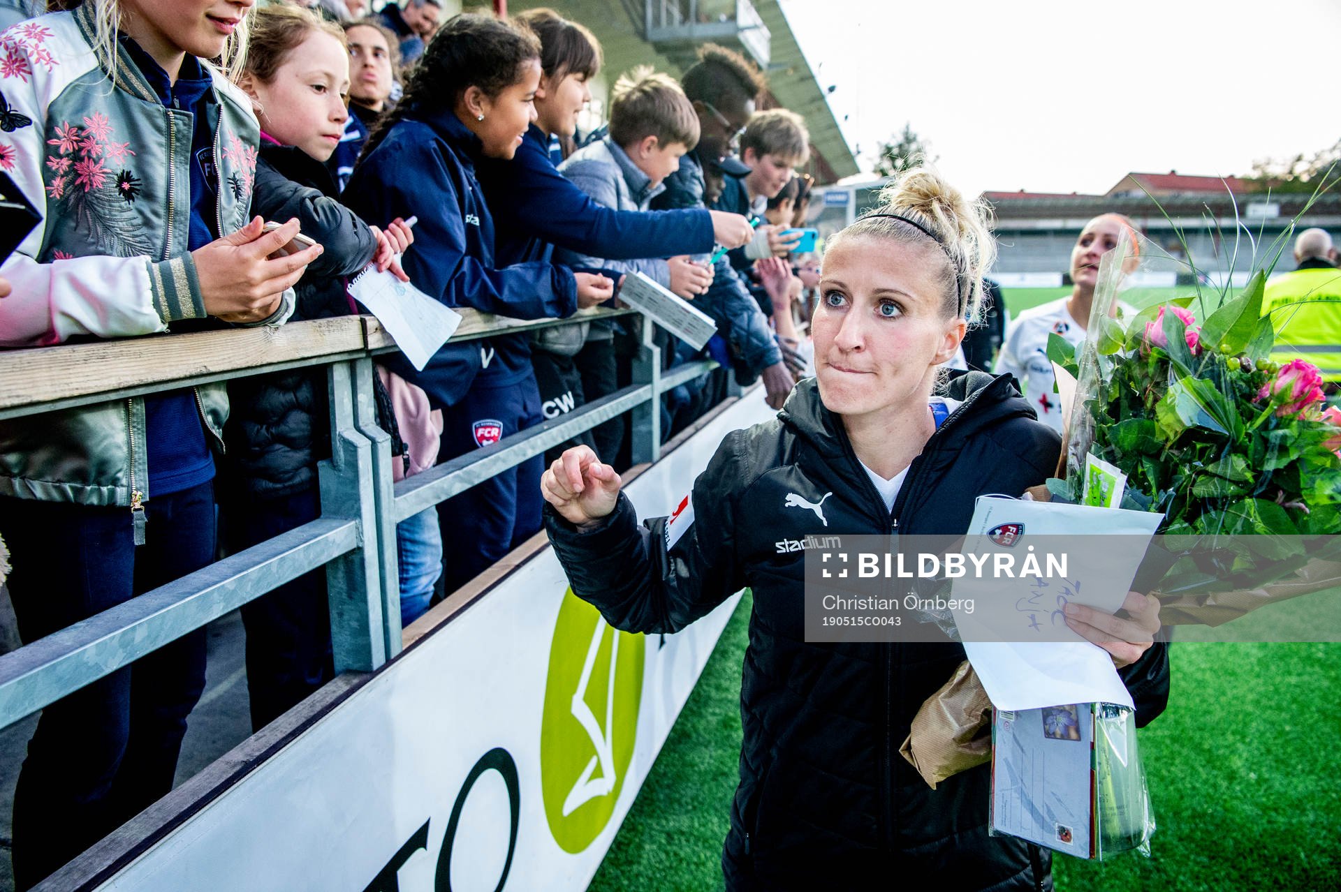 Rosengårds Anja Mittag tackas av