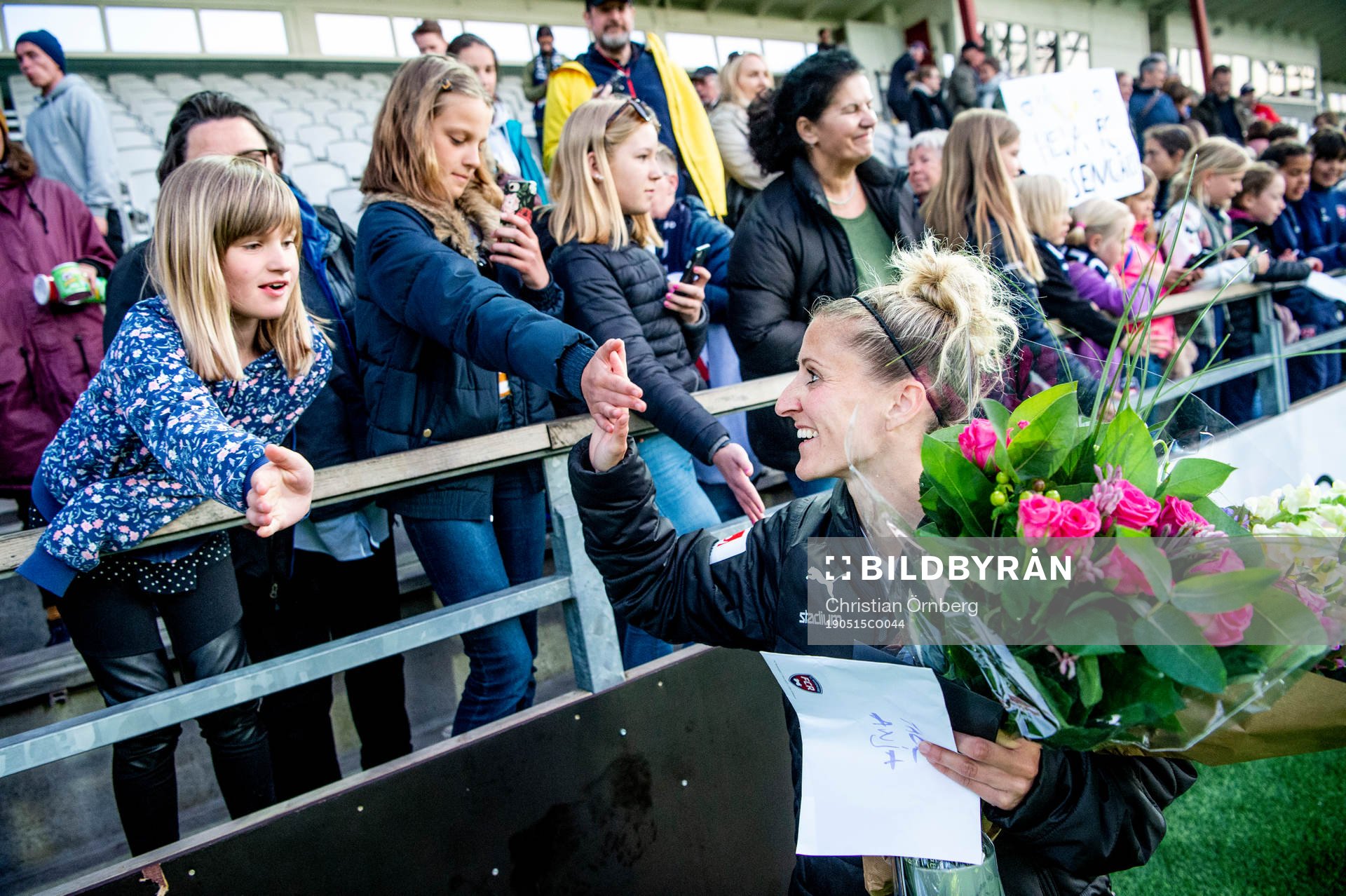 Rosengårds Anja Mittag tackas av