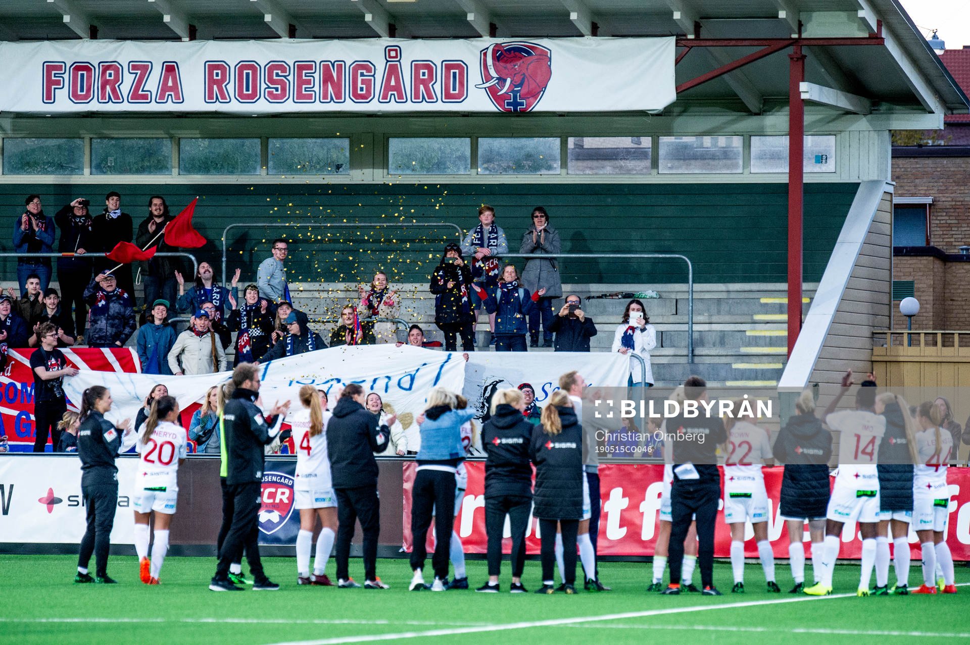 Rosengårds Anja Mittag tackas av