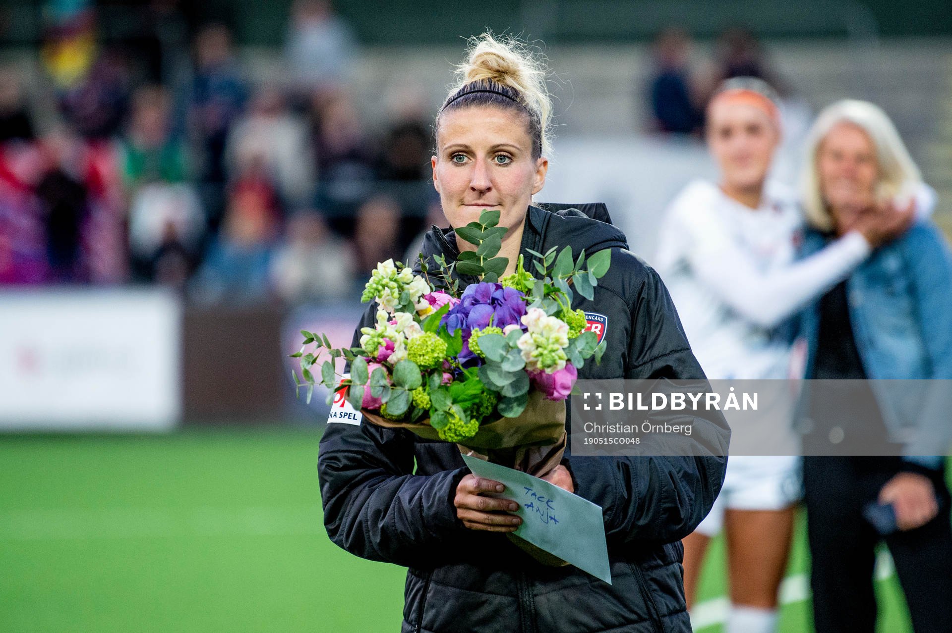 Rosengårds Anja Mittag tackas av