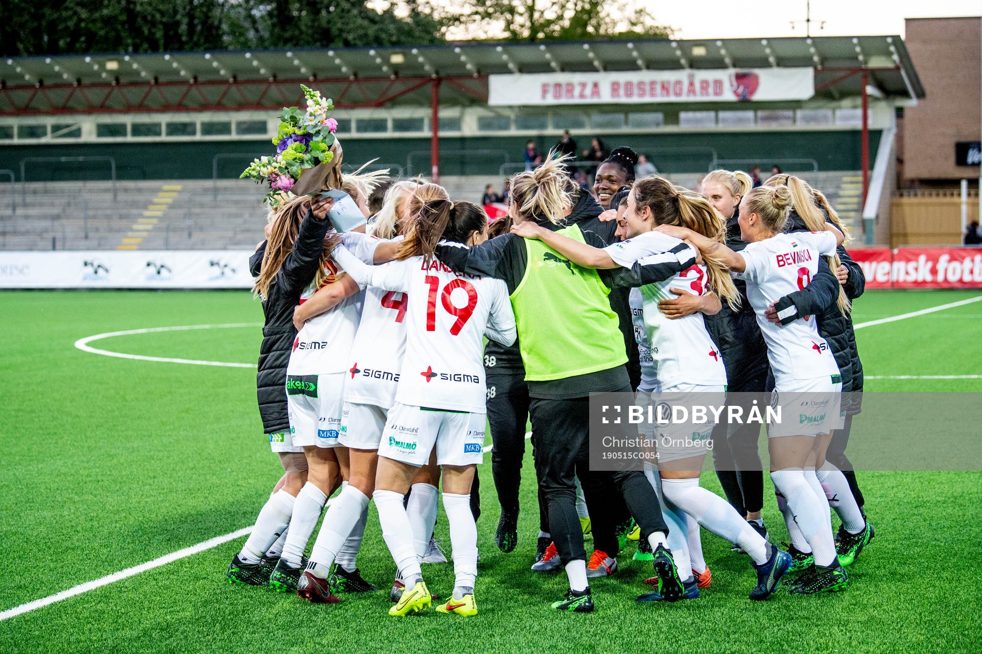Rosengårds Anja Mittag tackas av