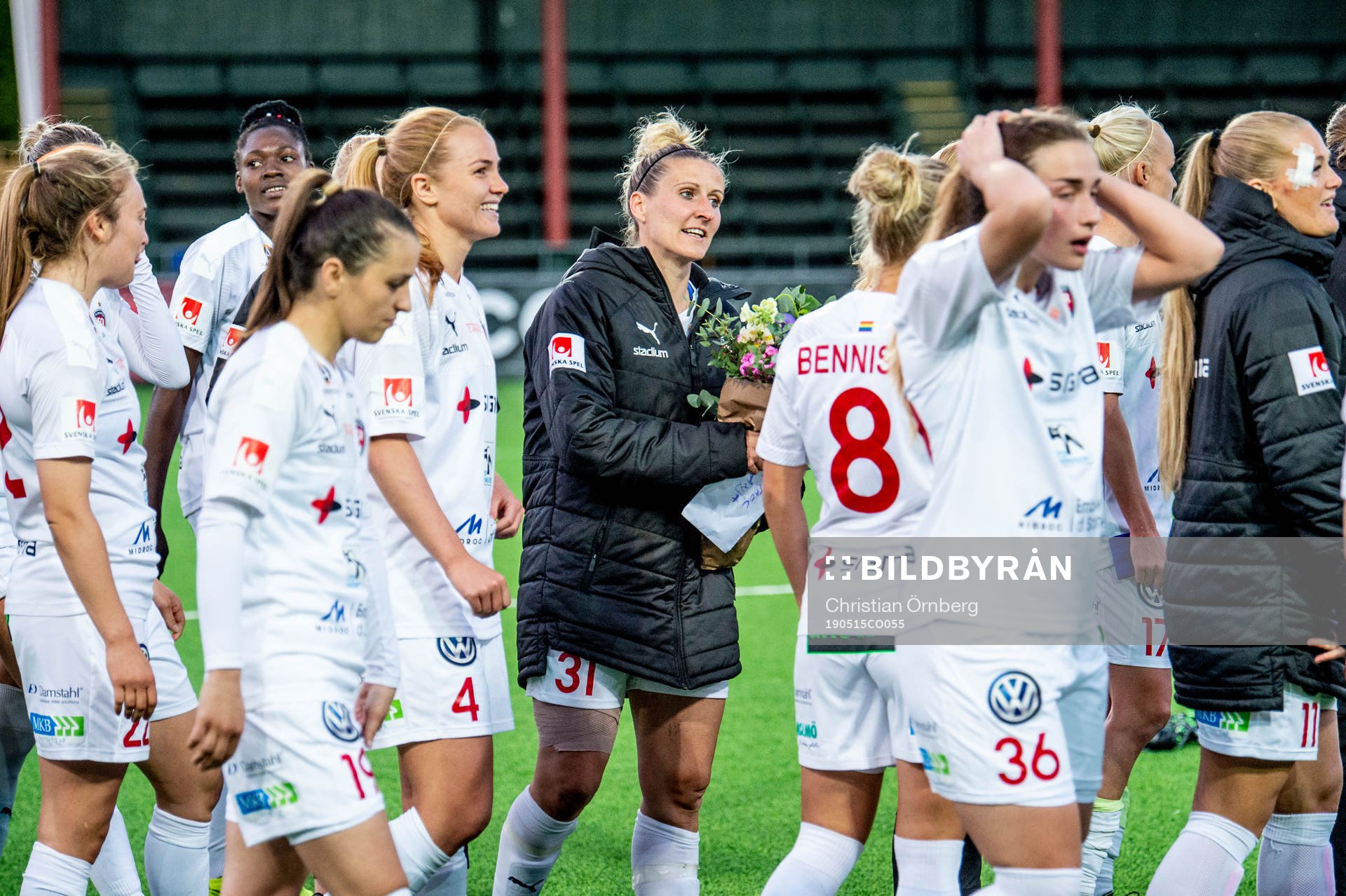 Rosengårds Anja Mittag tackas av