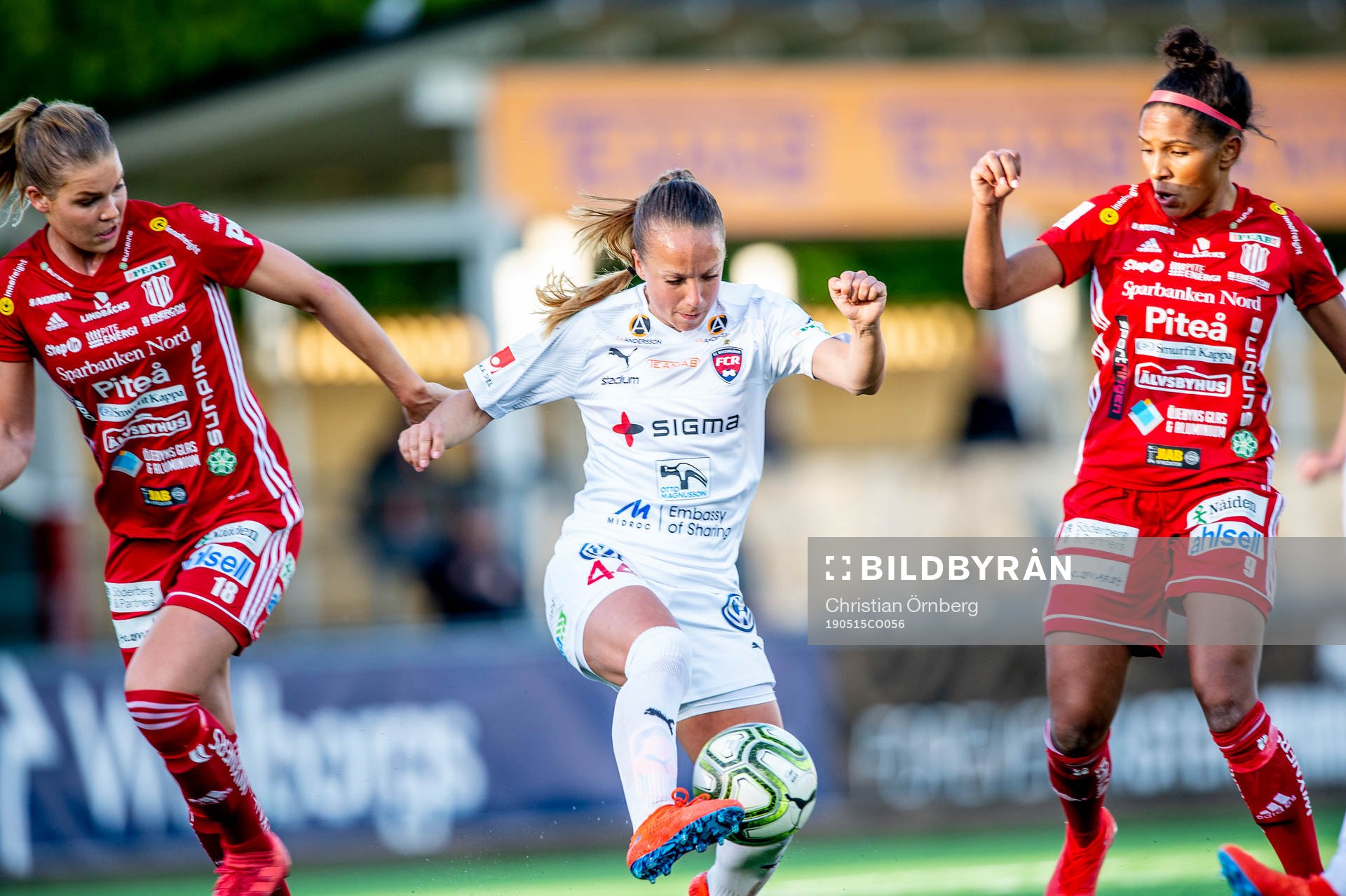 Rosengårds Malin Levenstad mot Piteås Nina Jakobsson och