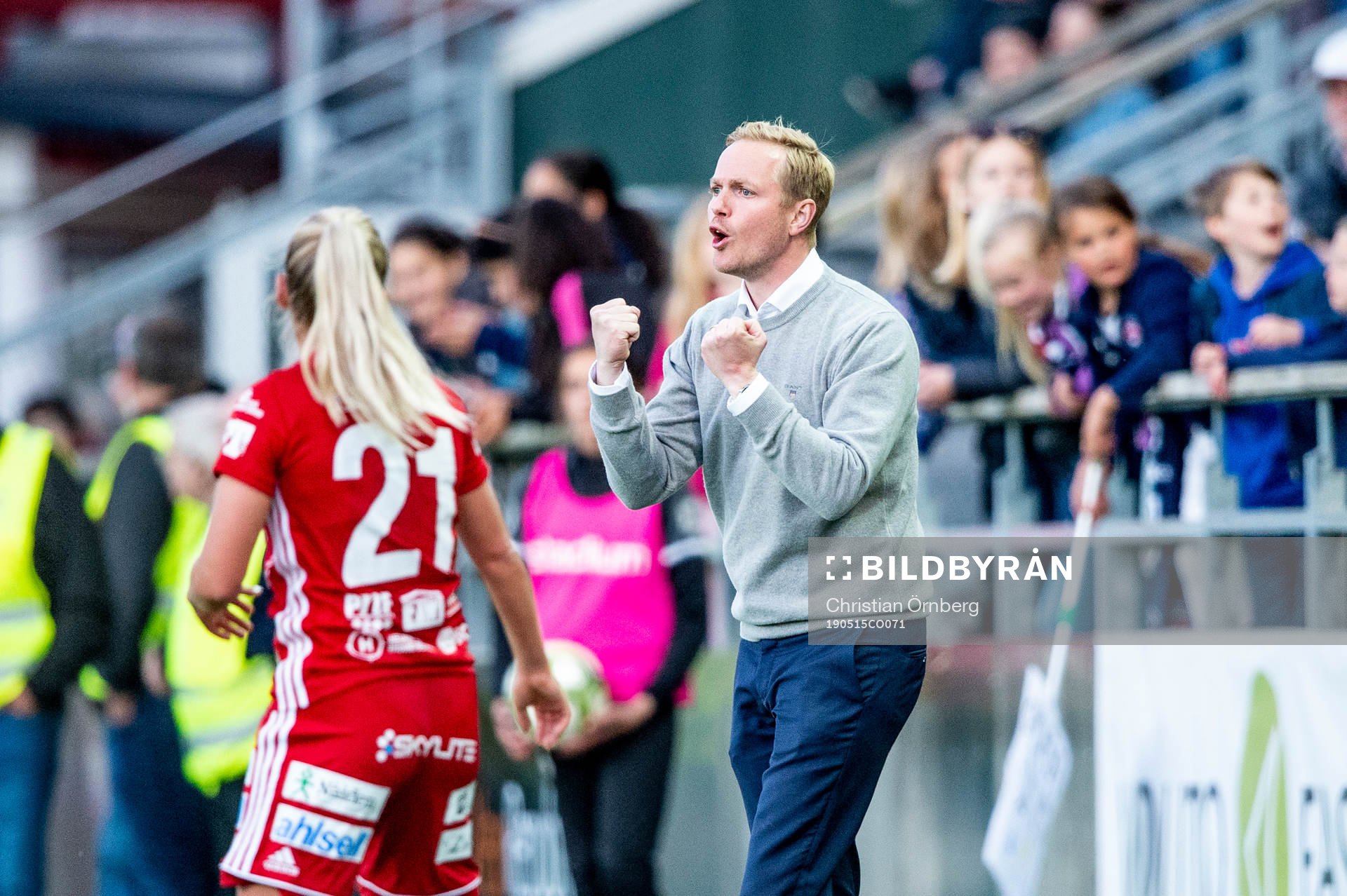 Rosengårds tränare Jonas Eidevall