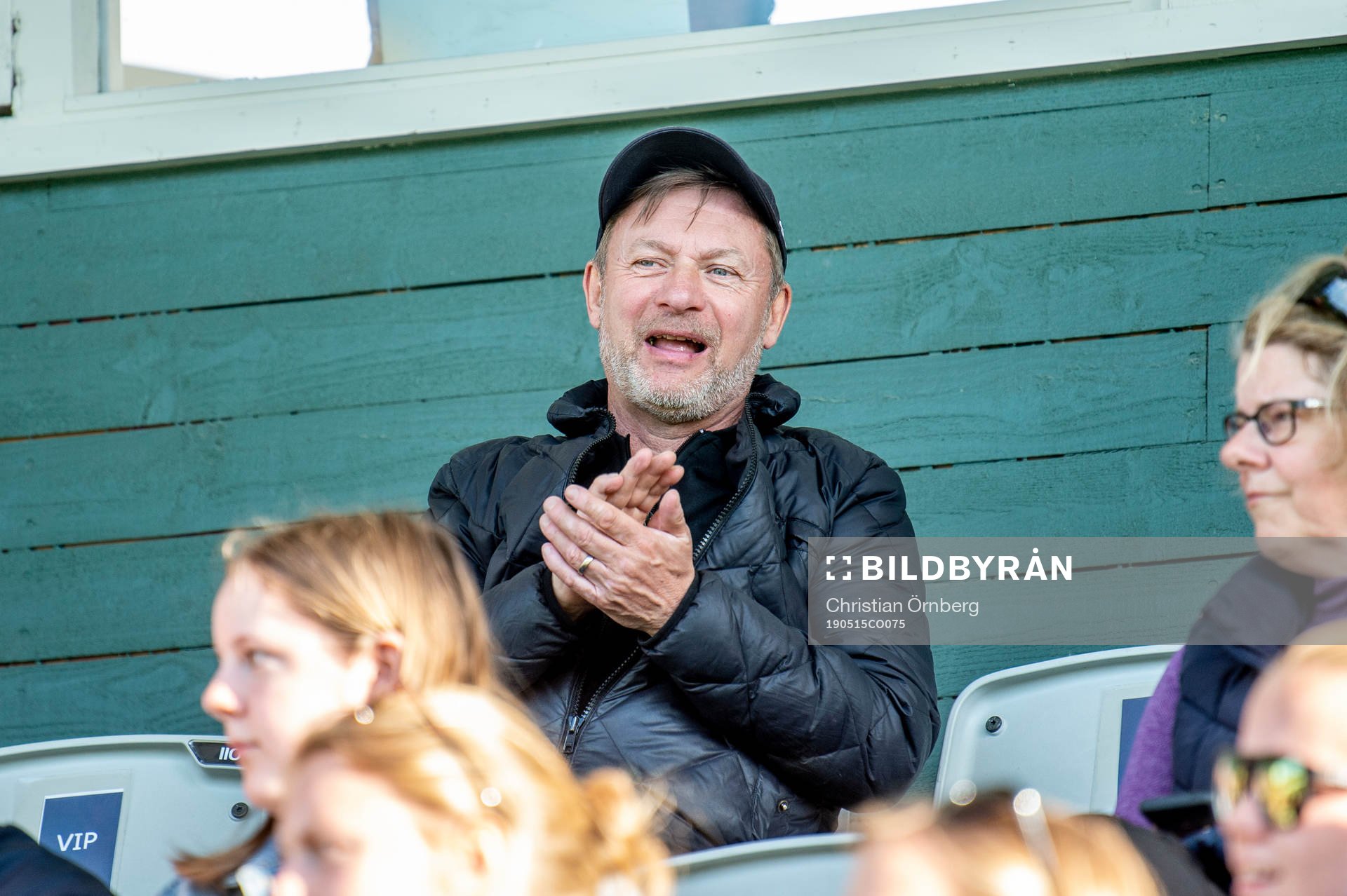 Förbundskaptenen Peter Gerhardsson på plats