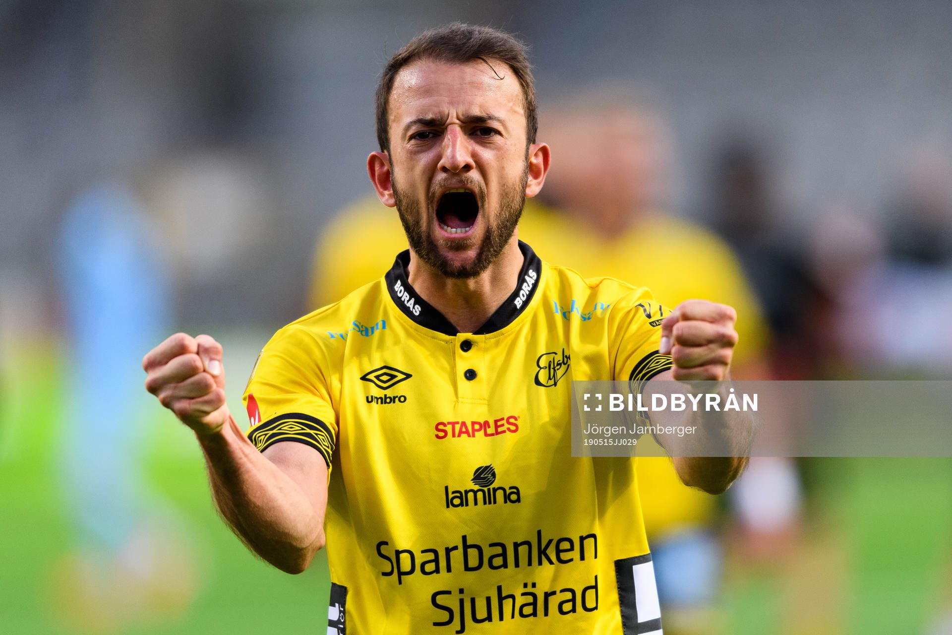 Elfsborgs Robert Gojani jublar