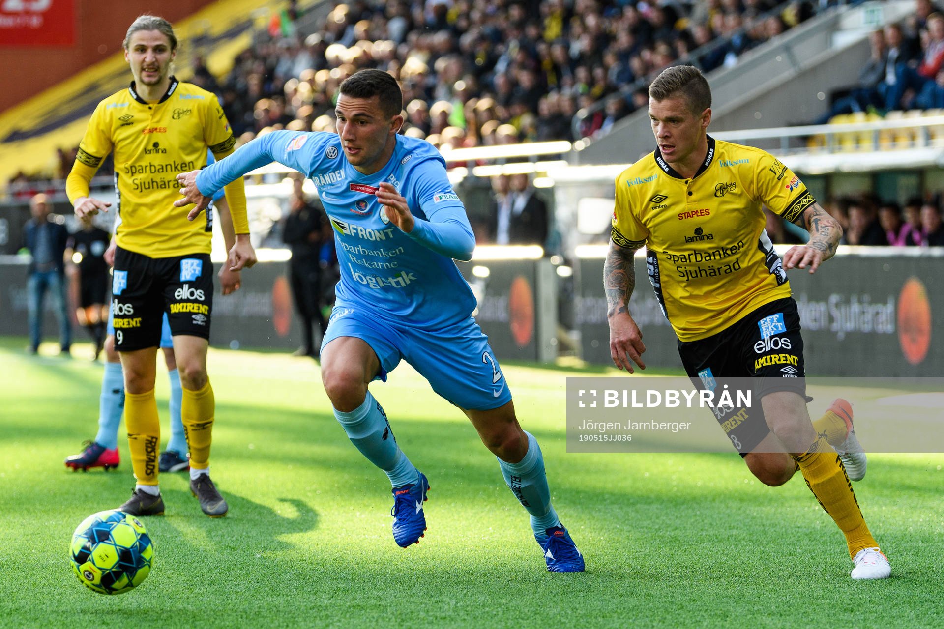 AFC Eskilstunas Adnan Kojic och Elfsborgs Samuel Holmén
