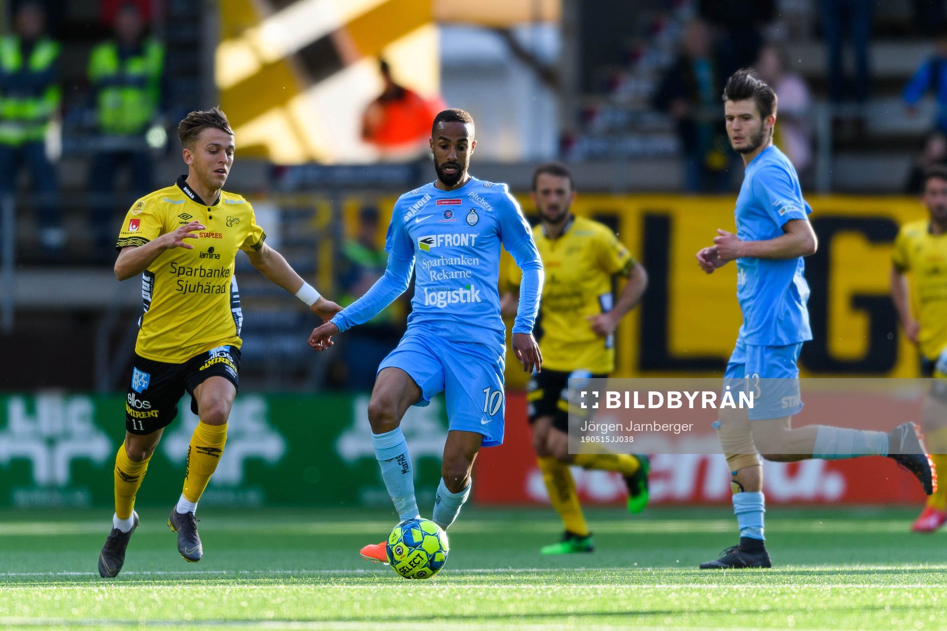 AFC Eskilstunas Ferid Ali och Elfsborgs Jesper Karlsson
