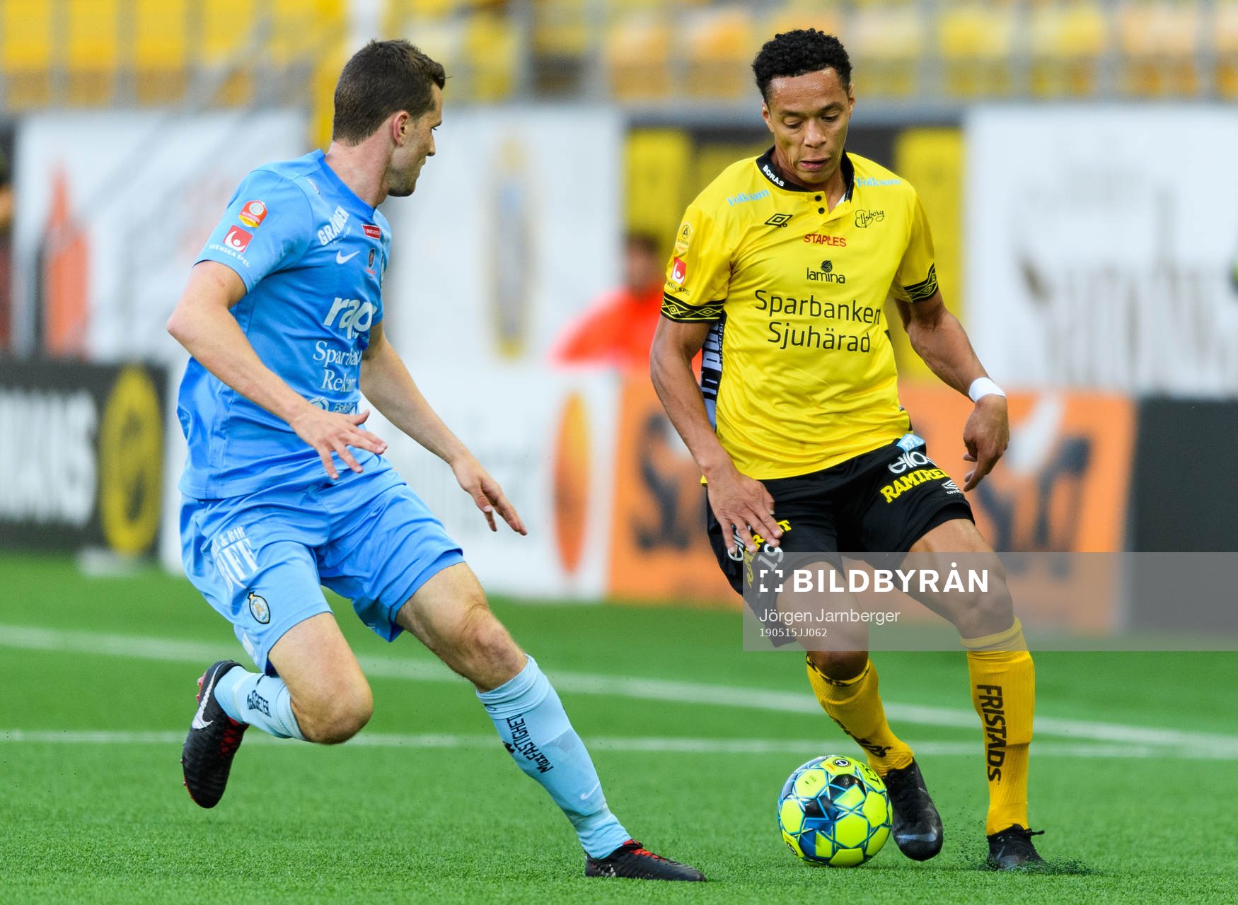 Elfsborgs Kevin Kabran och AFC Eskilstunas Kadir Hodzic