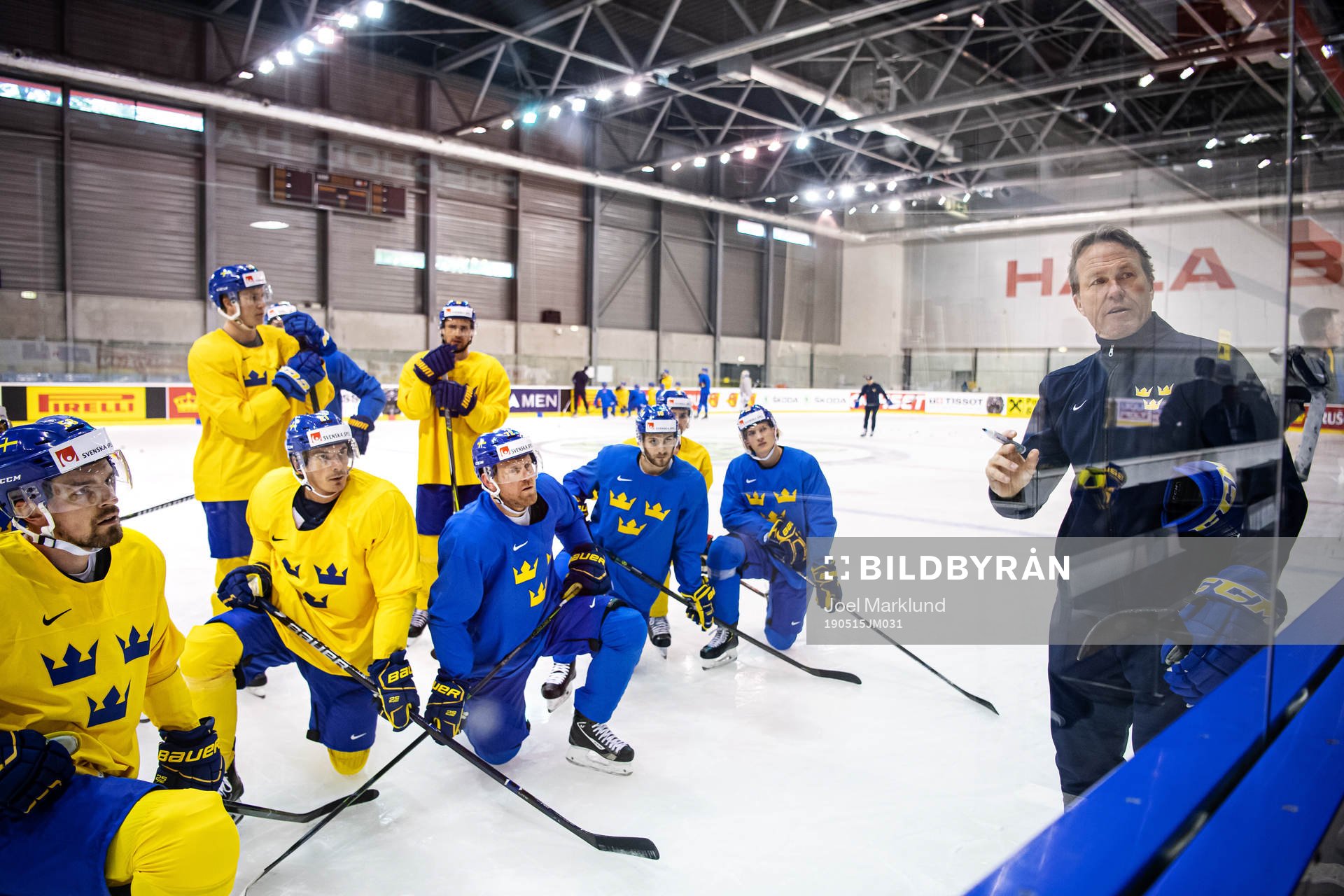 Anton Lander, Loui Eriksson, Patric Hörnqvist and